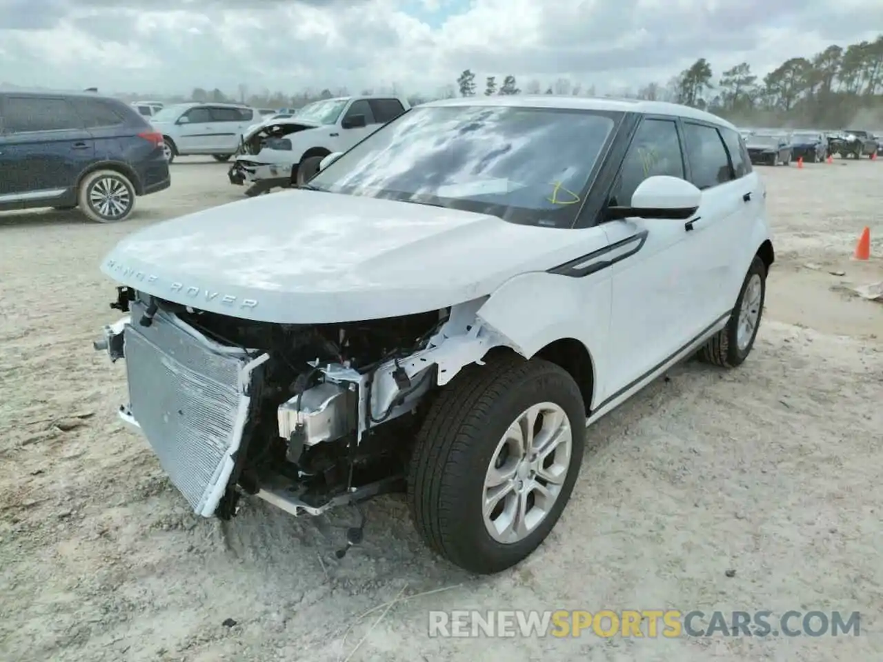 2 Photograph of a damaged car SALZJ2FXXMH156390 LAND ROVER RANGEROVER 2021