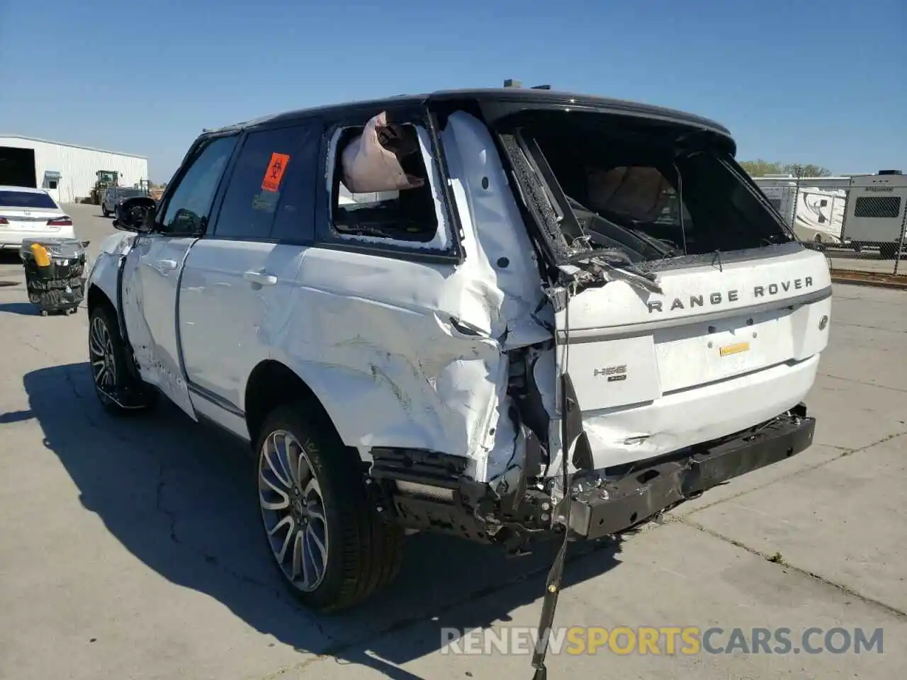 3 Photograph of a damaged car SALGS2RU2NA470745 LAND ROVER RANGEROVER 2022