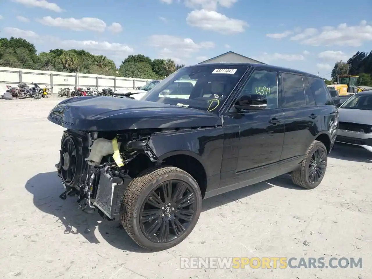 2 Photograph of a damaged car SALGS2RU6NA462650 LAND ROVER RANGEROVER 2022