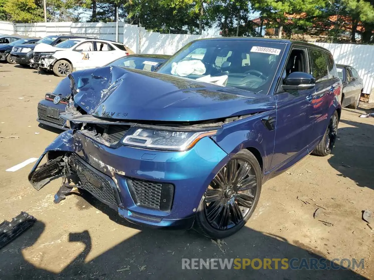 1 Photograph of a damaged car SALWR2SEXNA205758 LAND ROVER RANGEROVER 2022
