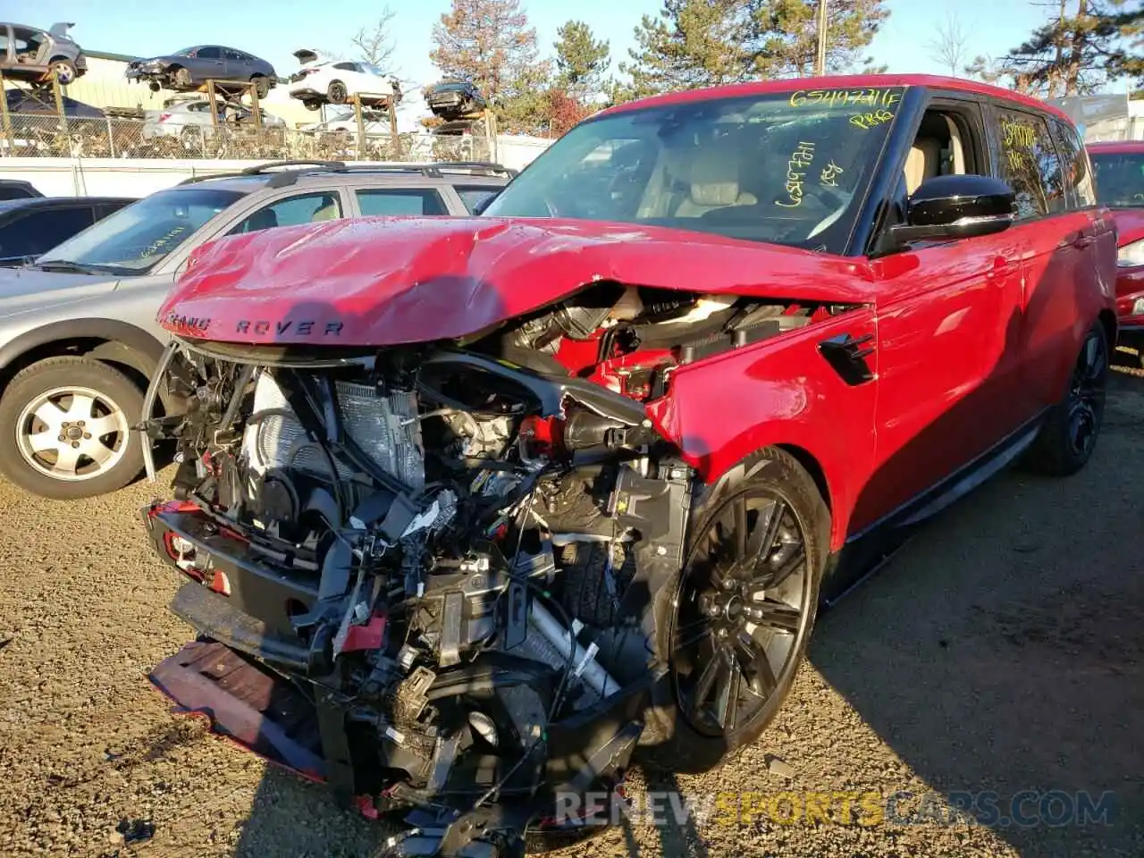 2 Photograph of a damaged car SALWR2SU1NA209513 LAND ROVER RANGEROVER 2022