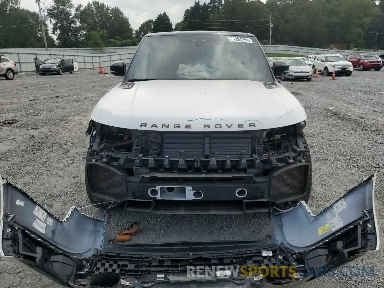 5 Photograph of a damaged car SALWS2RU8NA219045 LAND ROVER RANGEROVER 2022