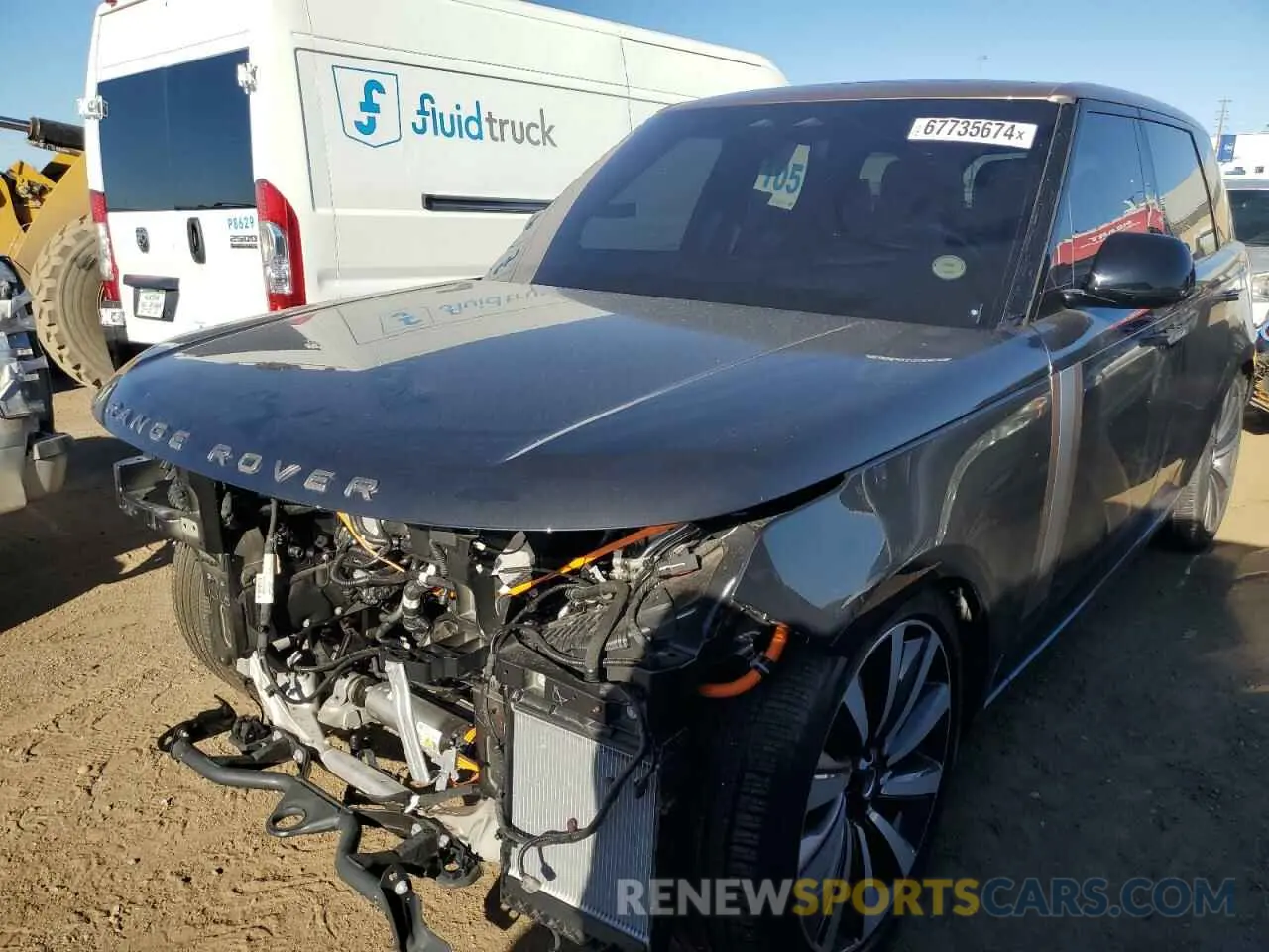 1 Photograph of a damaged car SALKU9E78PA038158 LAND ROVER RANGEROVER 2023