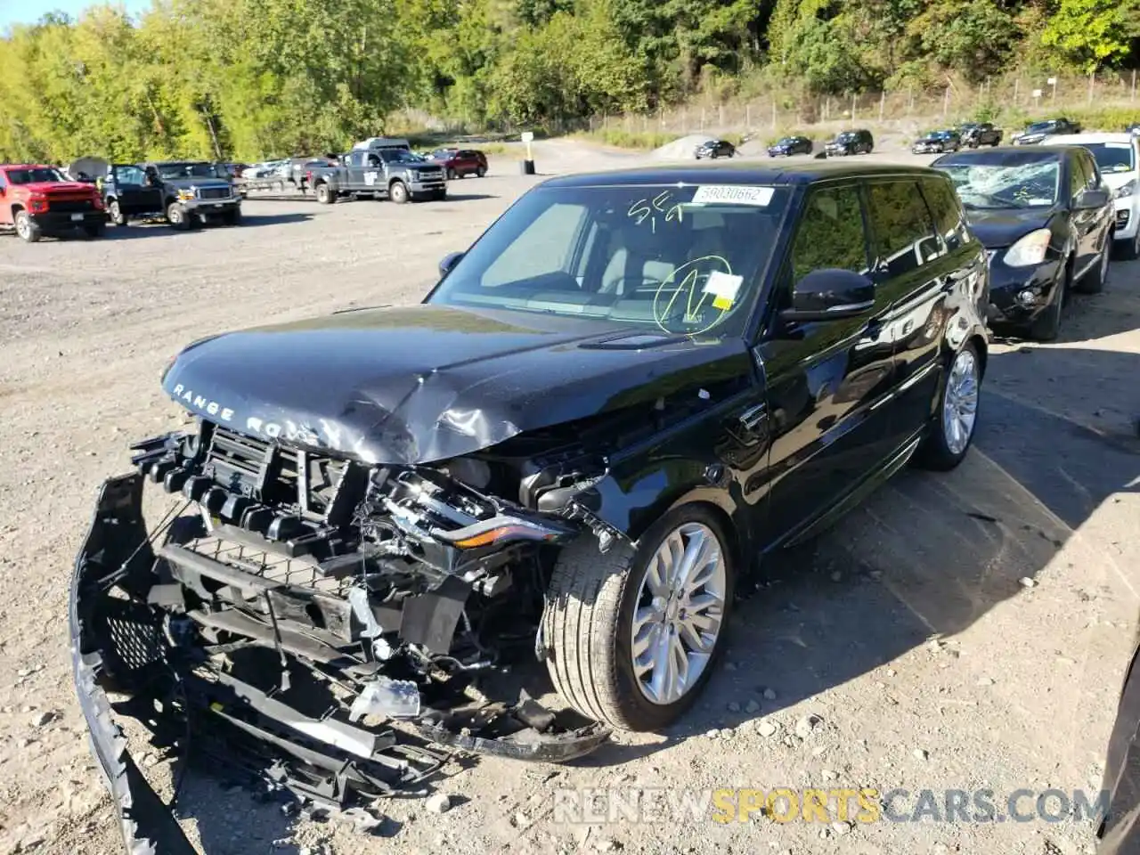 2 Photograph of a damaged car SALWR2RU2KA875782 LAND ROVER ROVERSPORT 2019