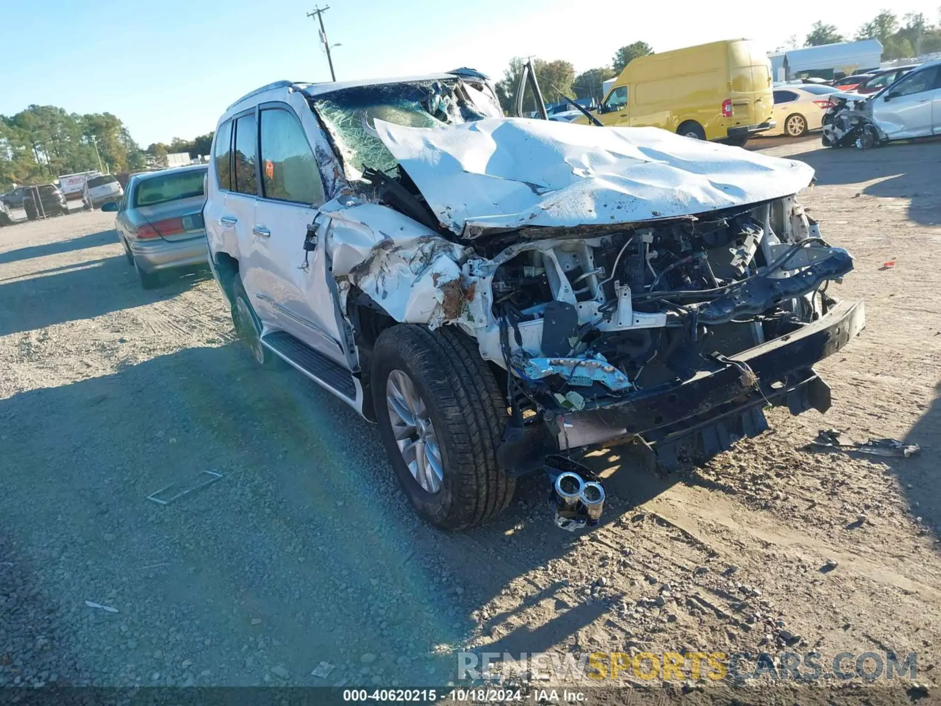 1 Photograph of a damaged car JTJBM7FX4K5217354 LEXUS 460 2019