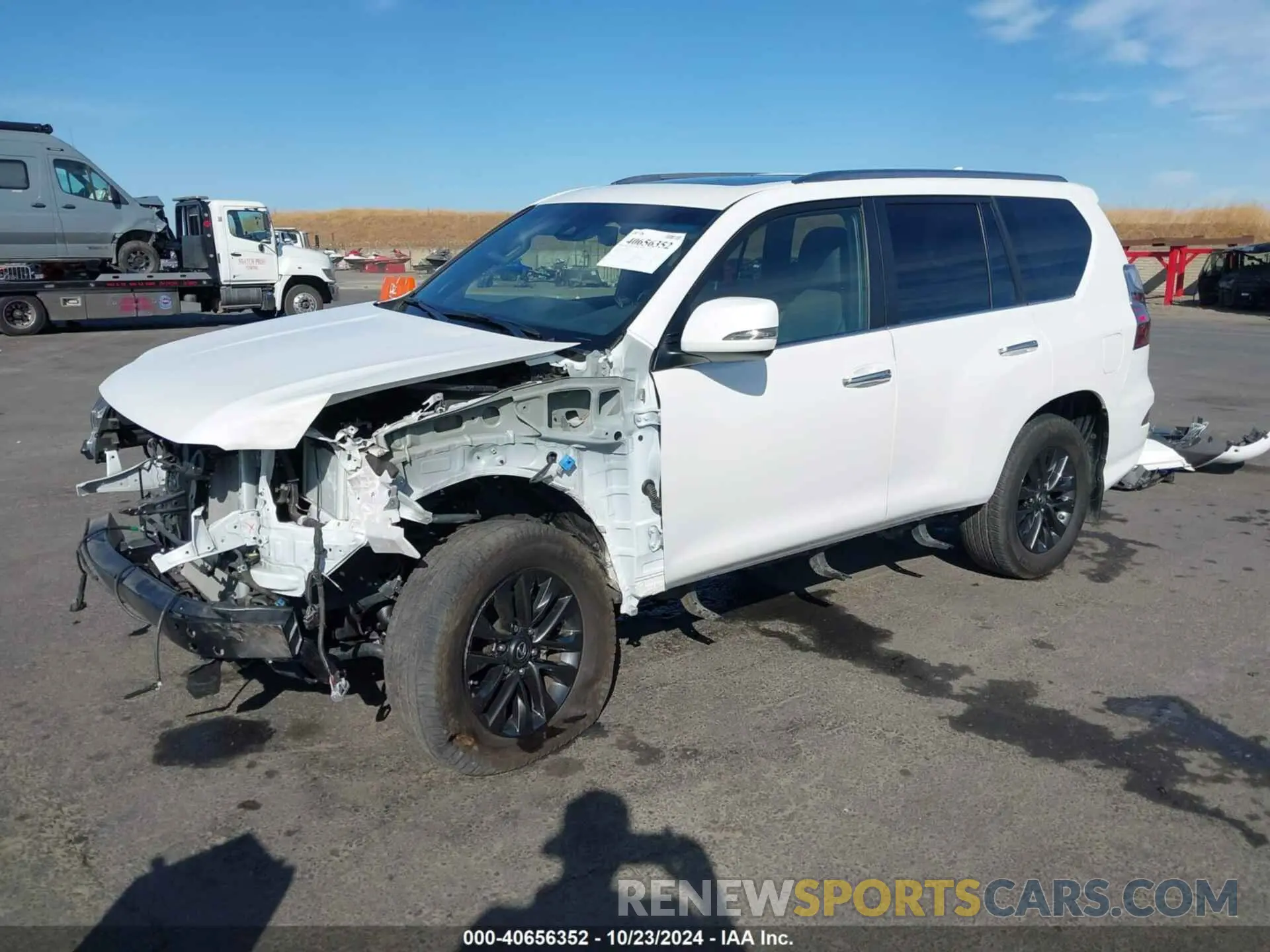 2 Photograph of a damaged car JTJAM7BX6L5246373 LEXUS 460 2020