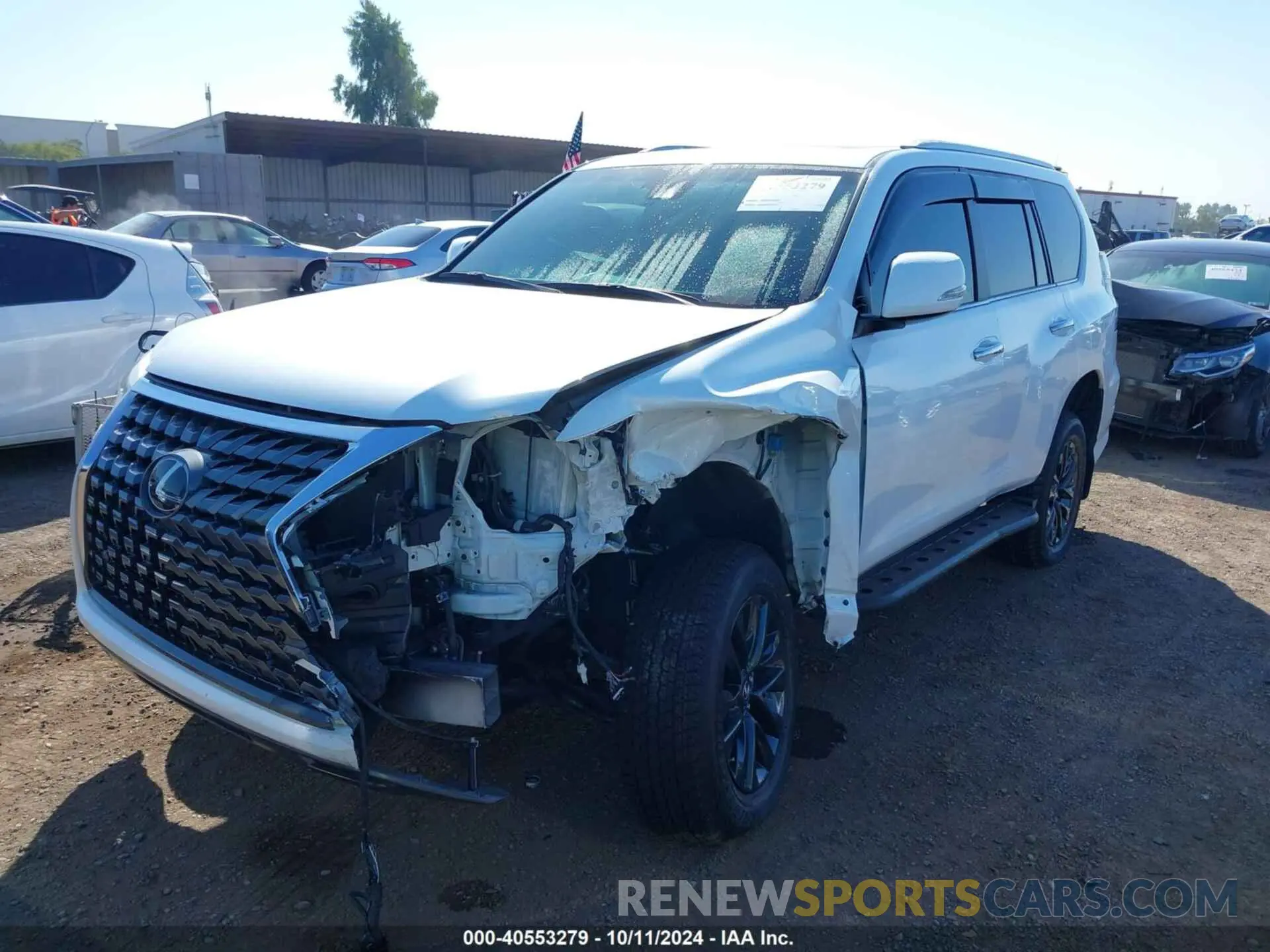 2 Photograph of a damaged car JTJAM7BX5N5321759 LEXUS 460 2022