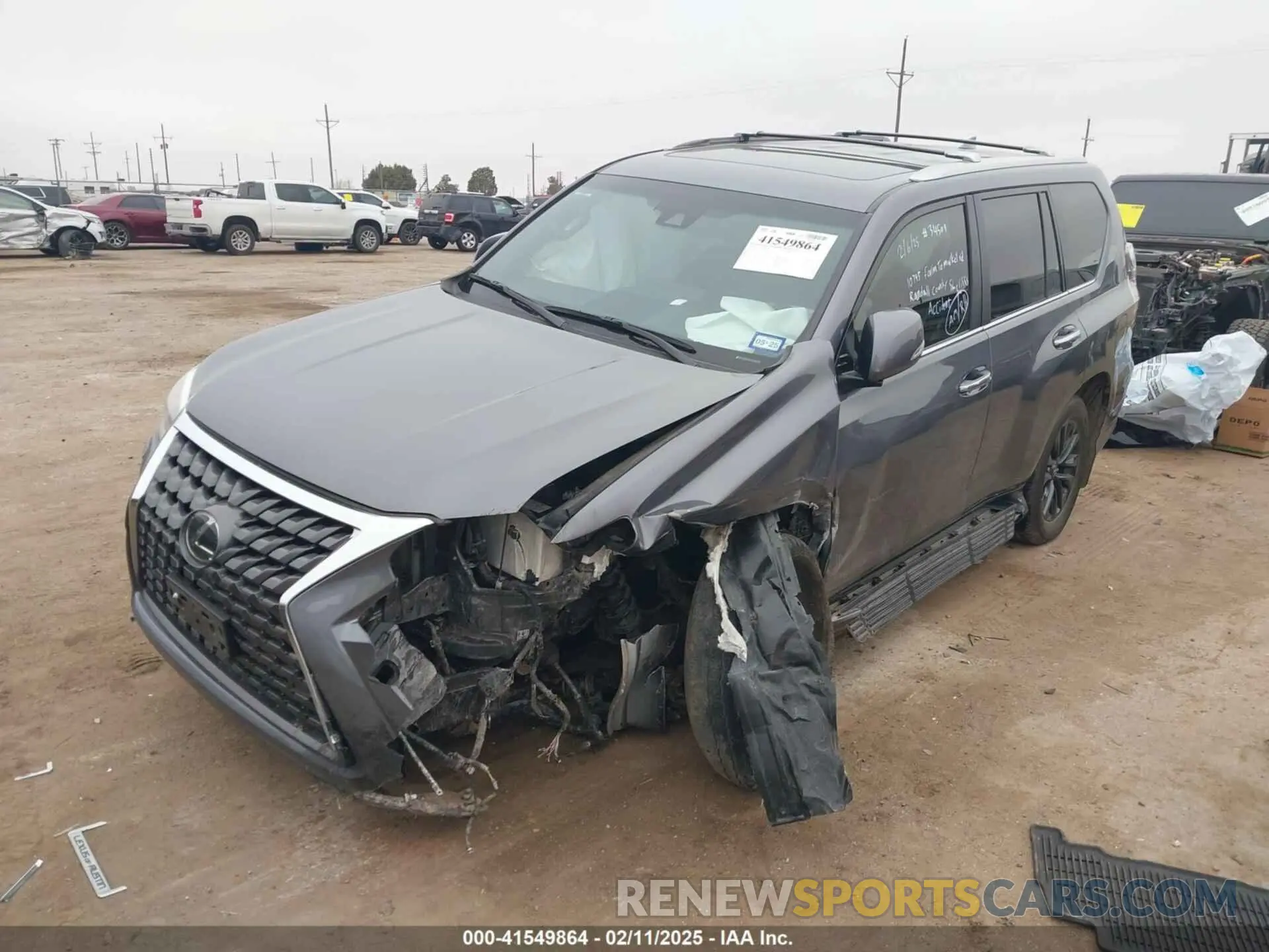 2 Photograph of a damaged car JTJAM7BX3P5349949 LEXUS 460 2023