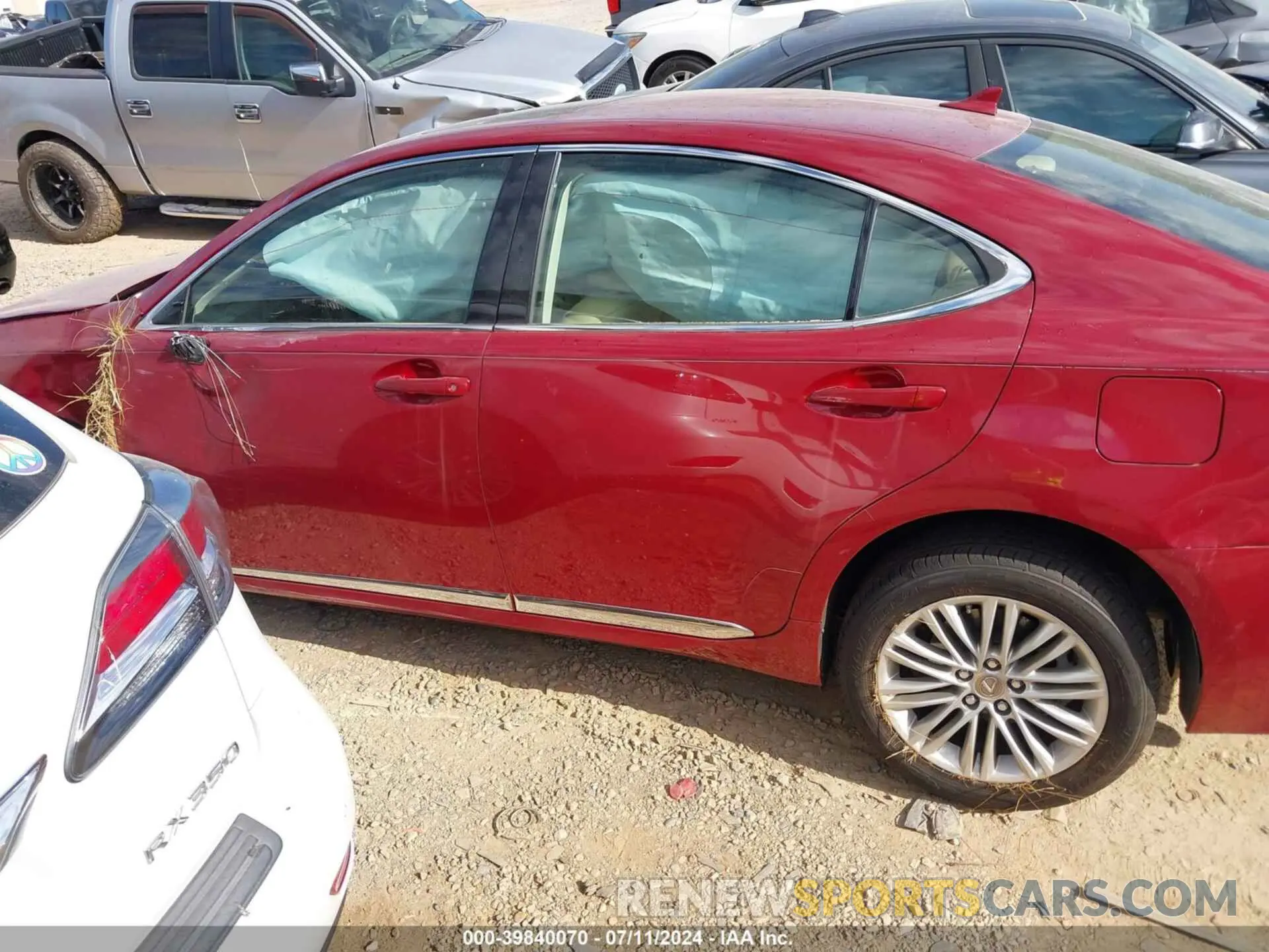 14 Photograph of a damaged car JTHBK1GG0E2146162 LEXUS ES 2014