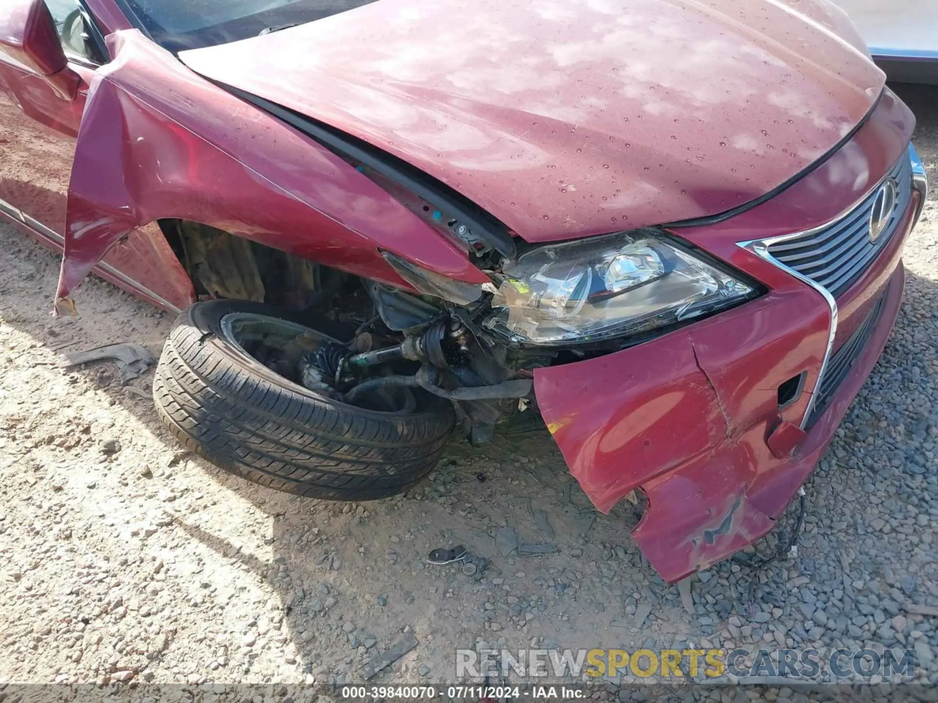 6 Photograph of a damaged car JTHBK1GG0E2146162 LEXUS ES 2014