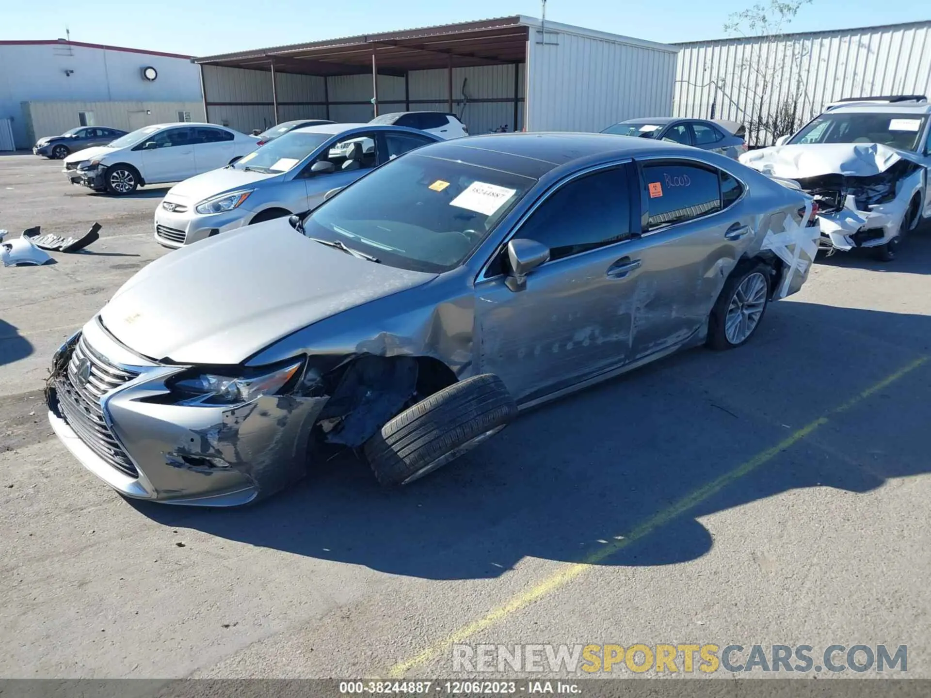 2 Photograph of a damaged car 58ABK1GG4HU046290 LEXUS ES 2017