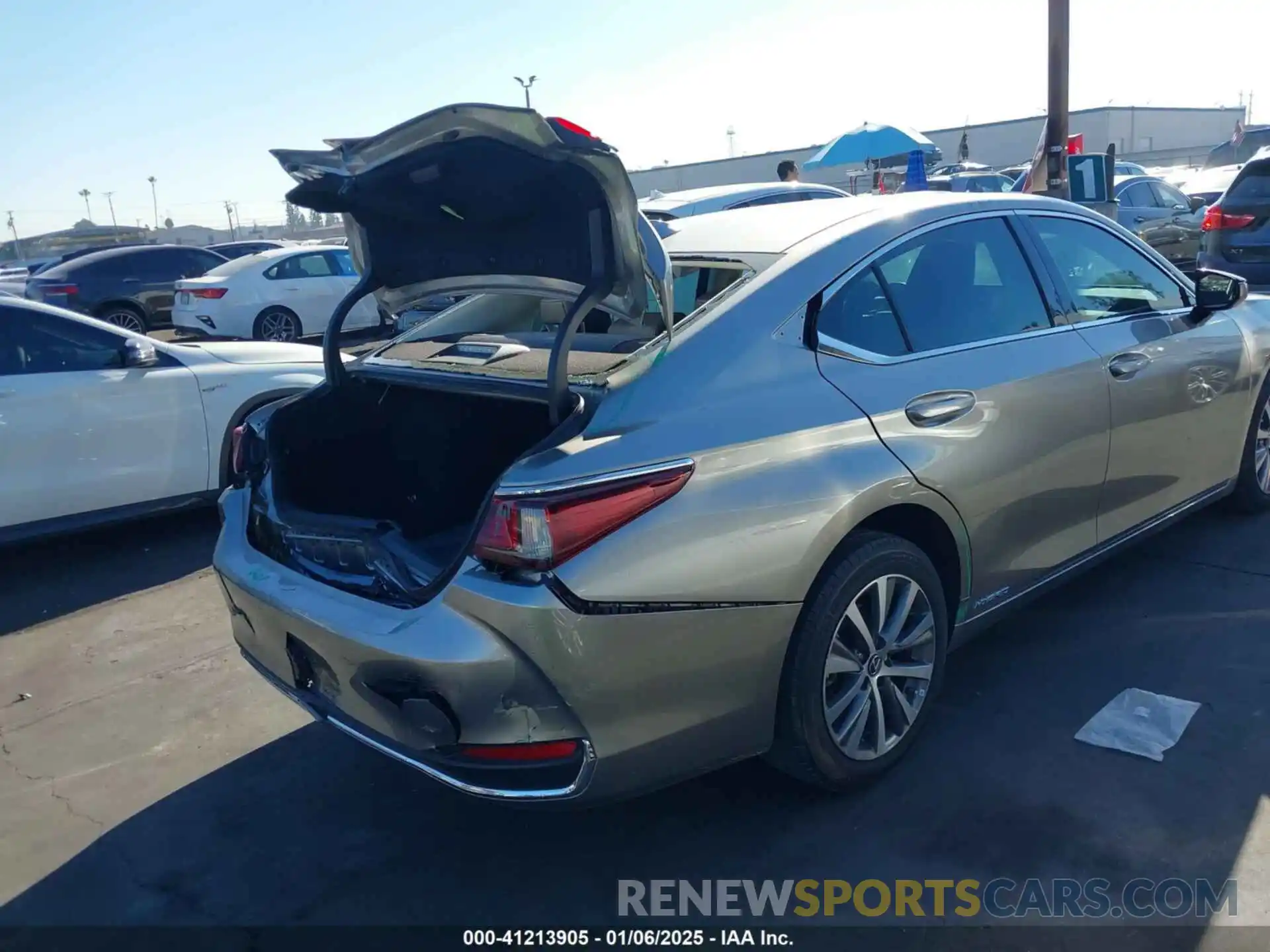 4 Photograph of a damaged car 58AB21B13KU001514 LEXUS ES 2019