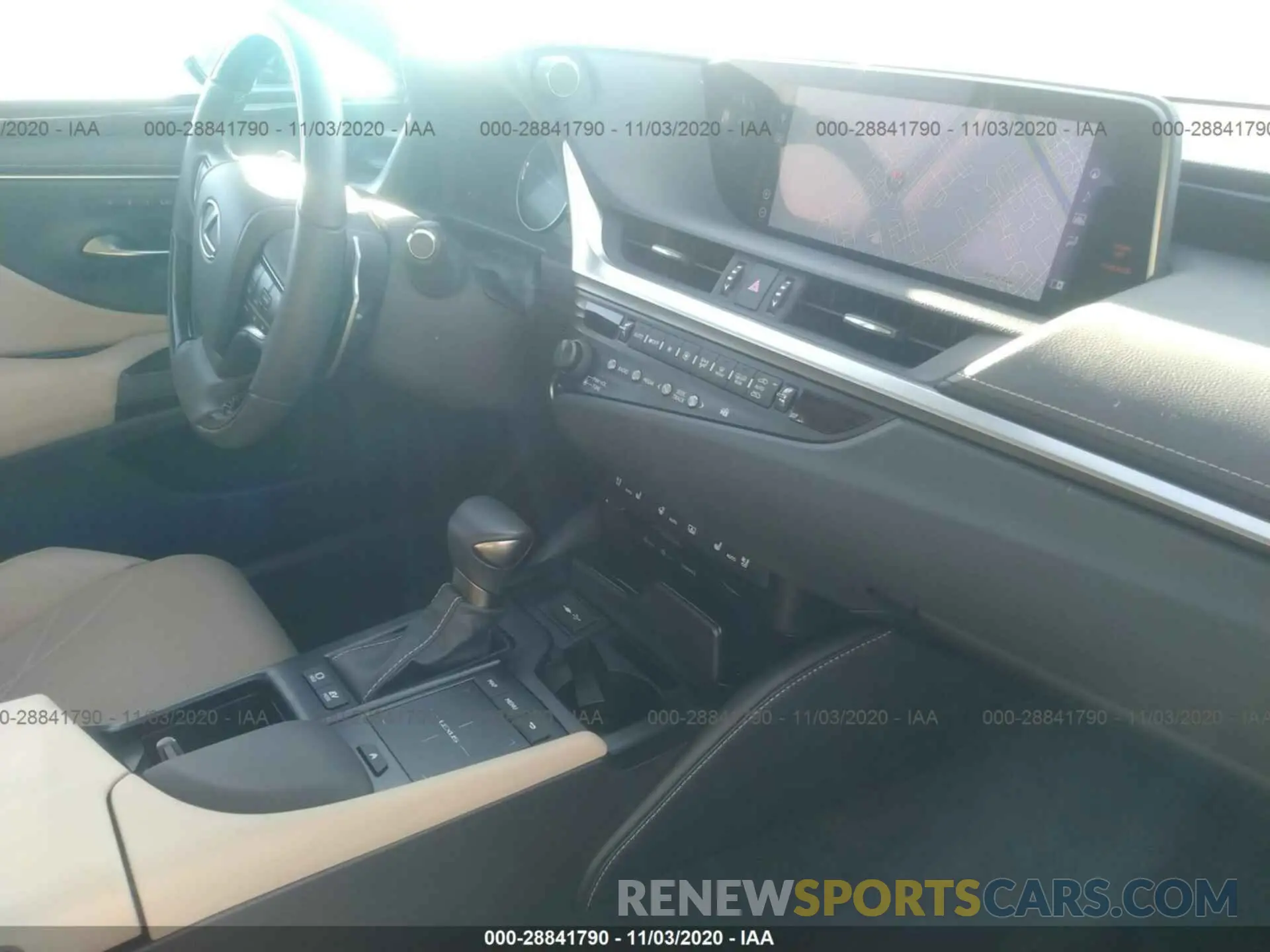 5 Photograph of a damaged car 58AB21B15KU001479 LEXUS ES 2019