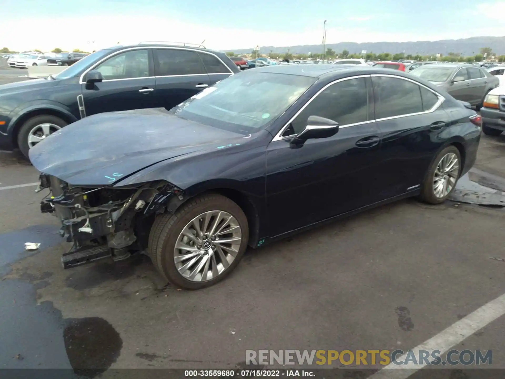 2 Photograph of a damaged car 58AB21B1XKU003678 LEXUS ES 2019