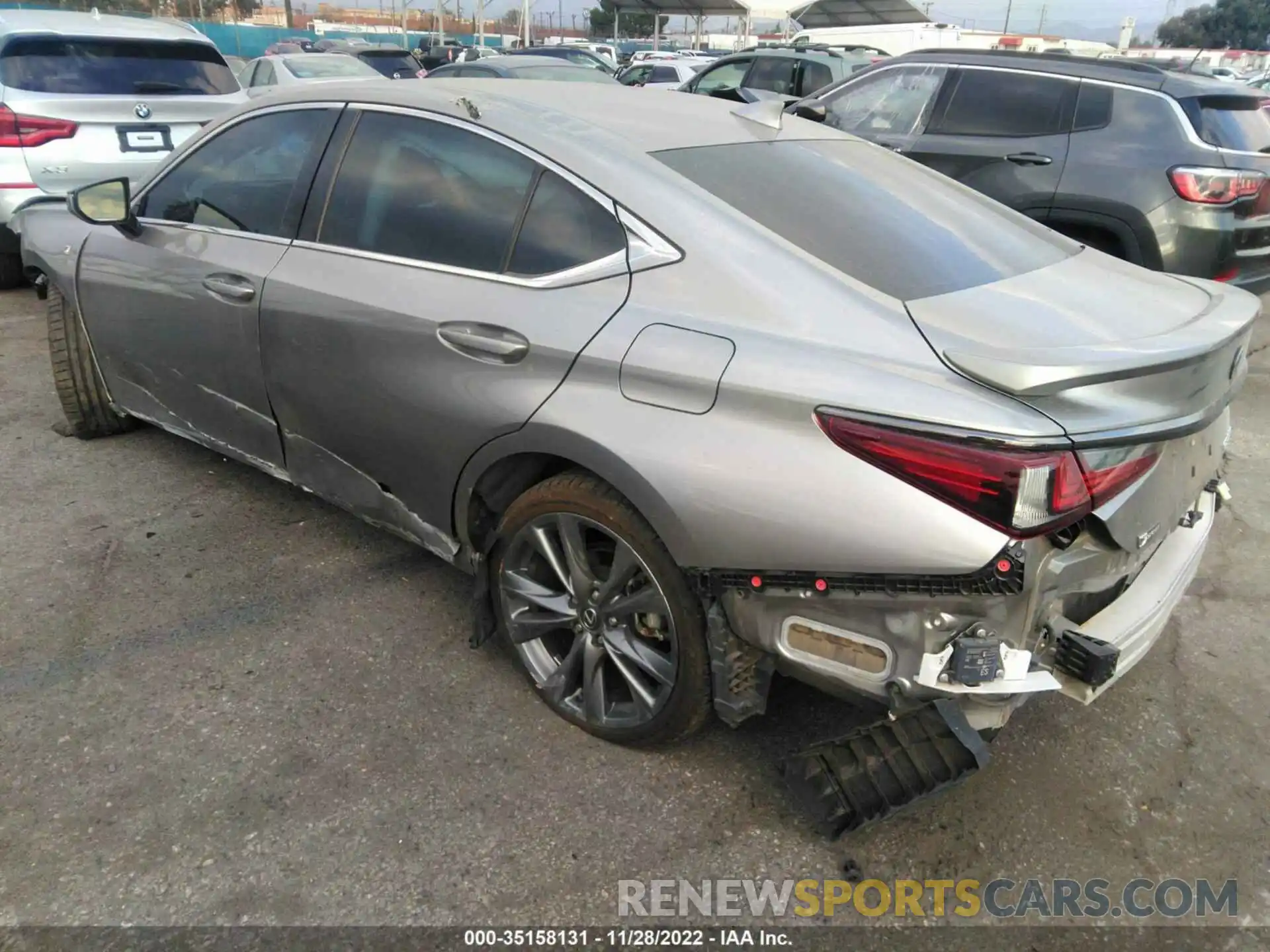 3 Photograph of a damaged car 58ABZ1B10KU027600 LEXUS ES 2019