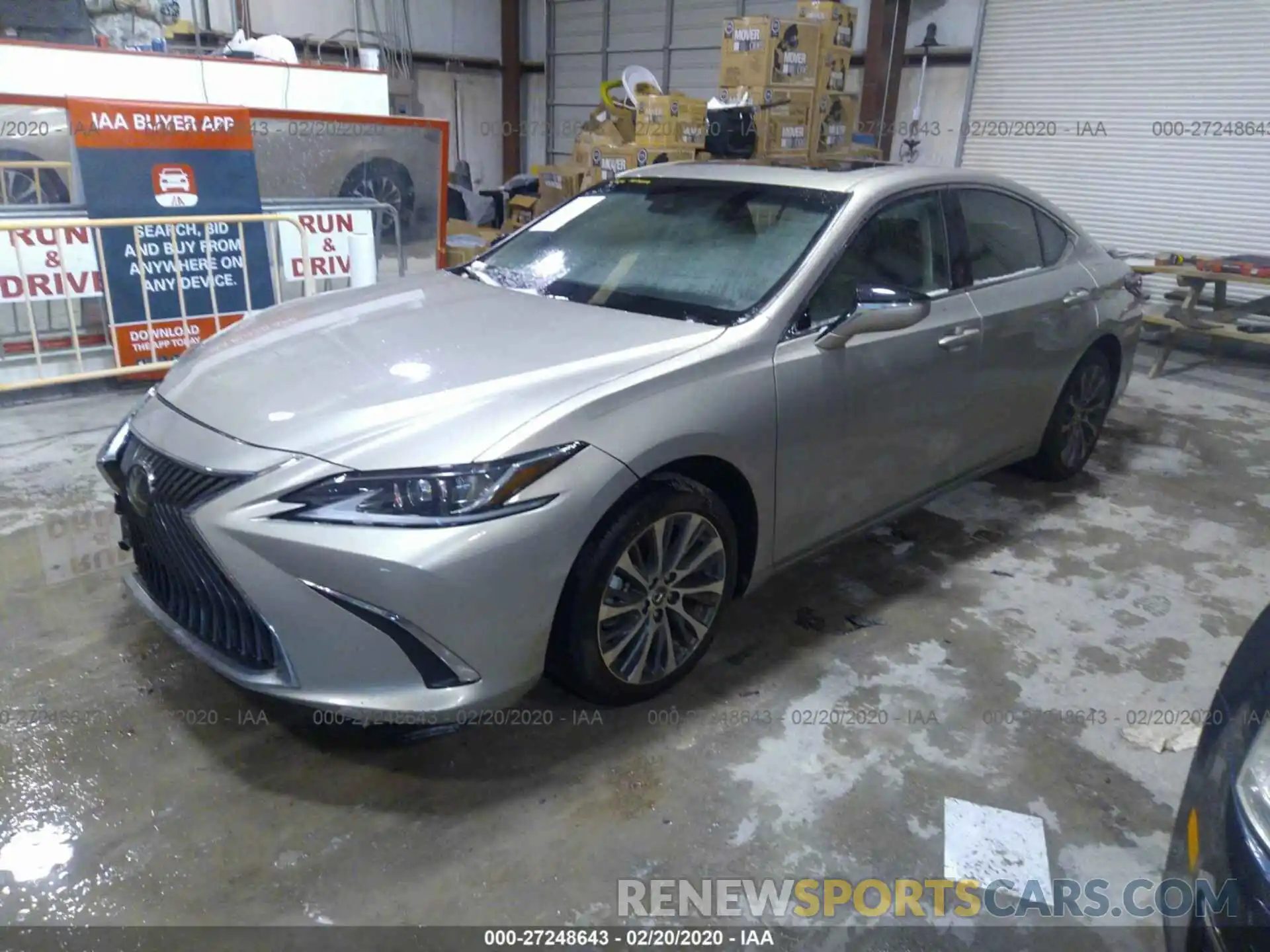 2 Photograph of a damaged car 58ABZ1B11KU003323 LEXUS ES 2019