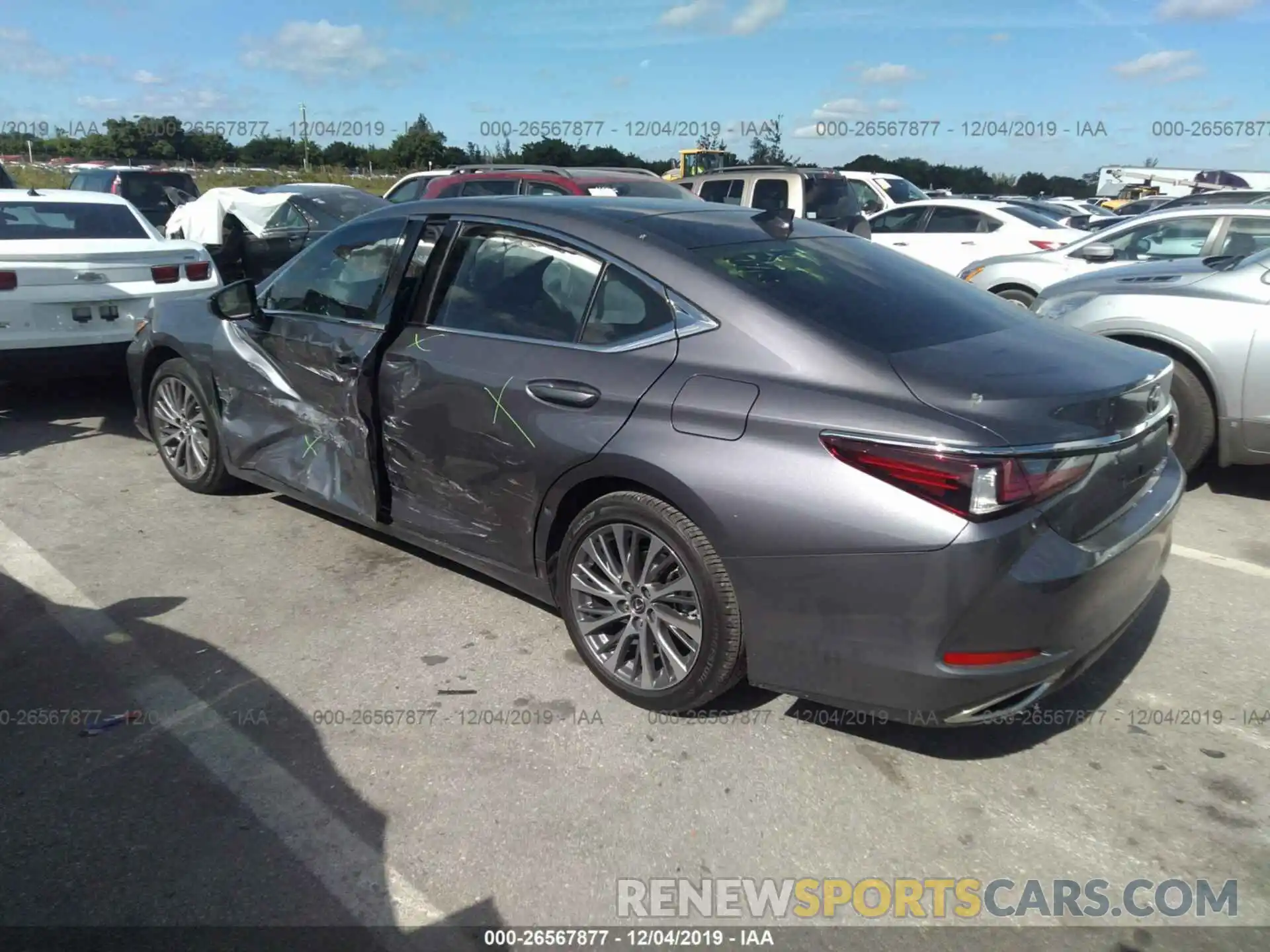 6 Photograph of a damaged car 58ABZ1B11KU032675 LEXUS ES 2019