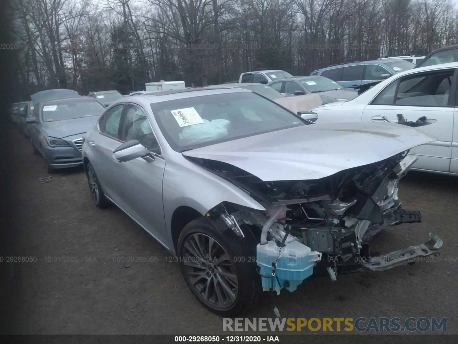 1 Photograph of a damaged car 58ABZ1B11KU033907 LEXUS ES 2019