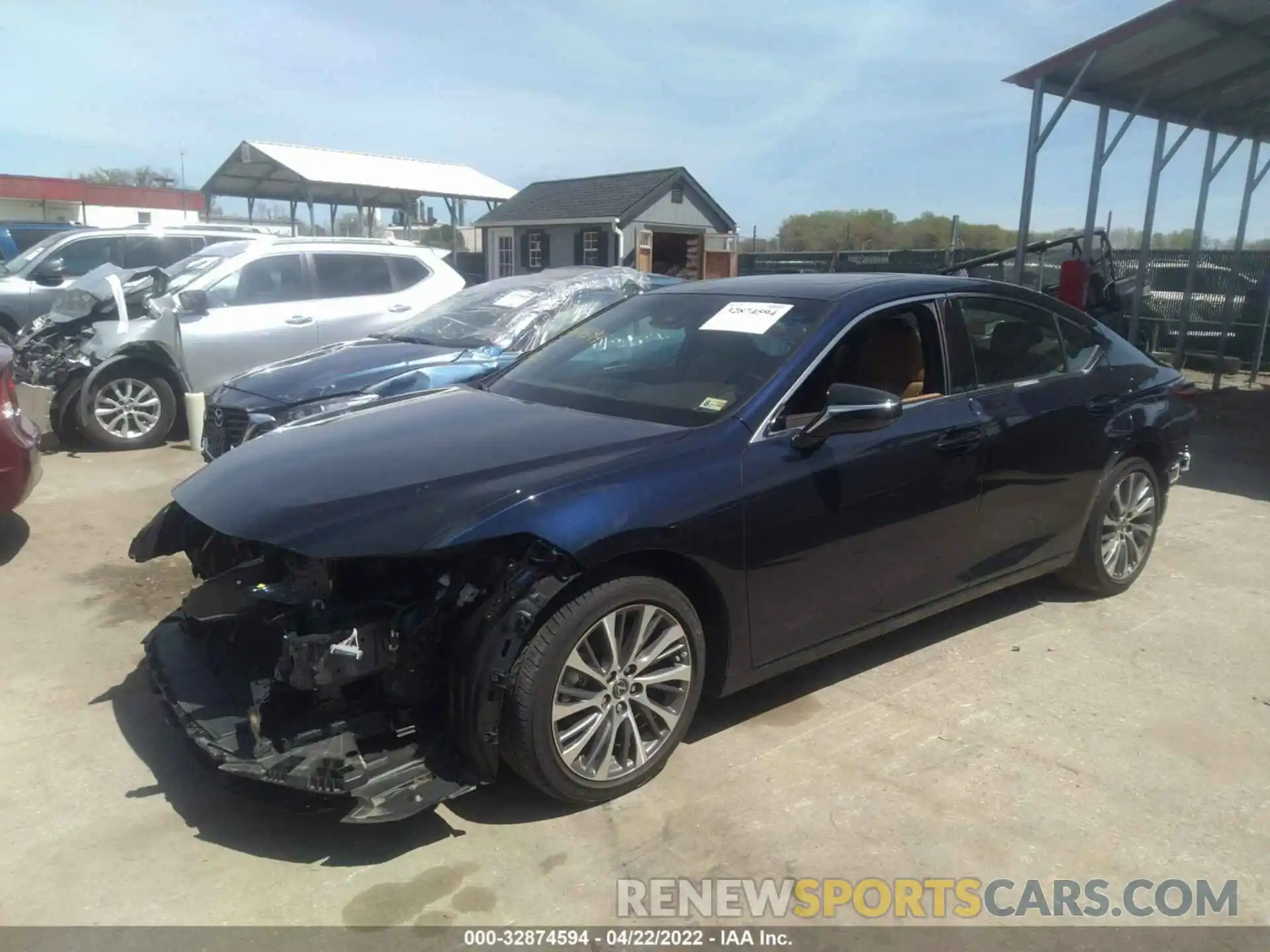 2 Photograph of a damaged car 58ABZ1B11KU040033 LEXUS ES 2019