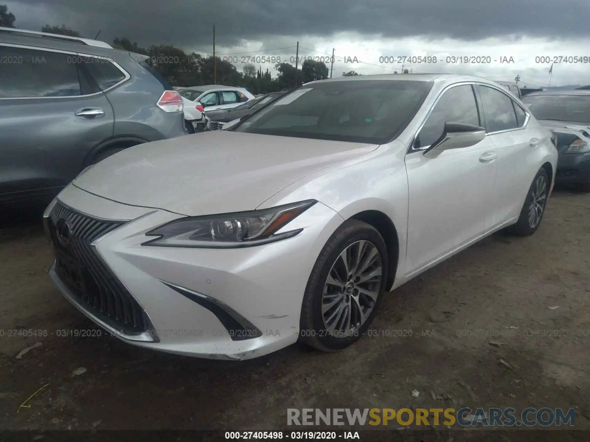 2 Photograph of a damaged car 58ABZ1B12KU022205 LEXUS ES 2019