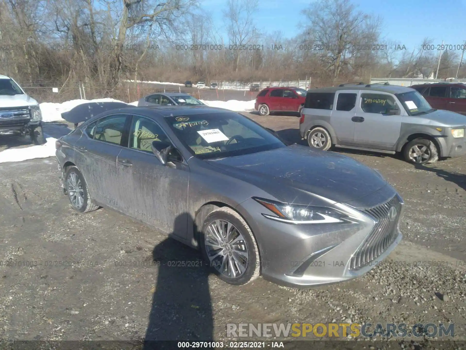 1 Photograph of a damaged car 58ABZ1B12KU045564 LEXUS ES 2019