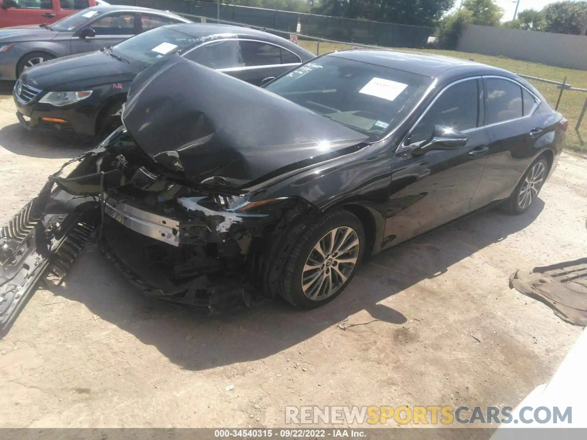 2 Photograph of a damaged car 58ABZ1B13KU005073 LEXUS ES 2019