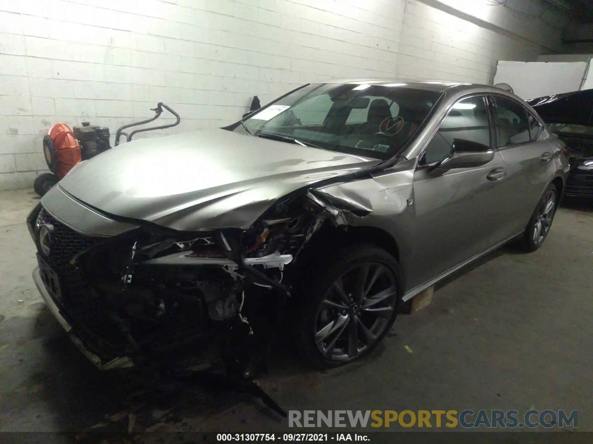 2 Photograph of a damaged car 58ABZ1B13KU018325 LEXUS ES 2019