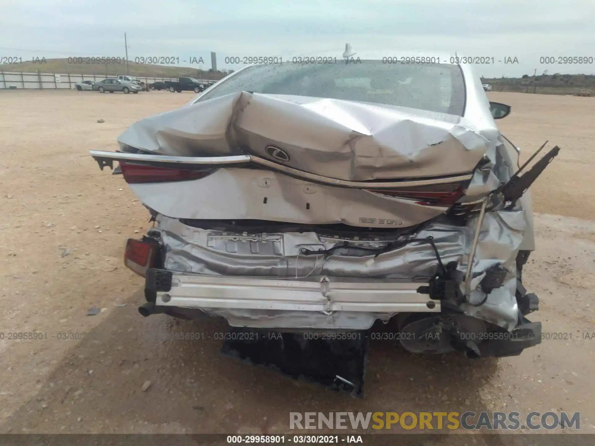 6 Photograph of a damaged car 58ABZ1B13KU025582 LEXUS ES 2019