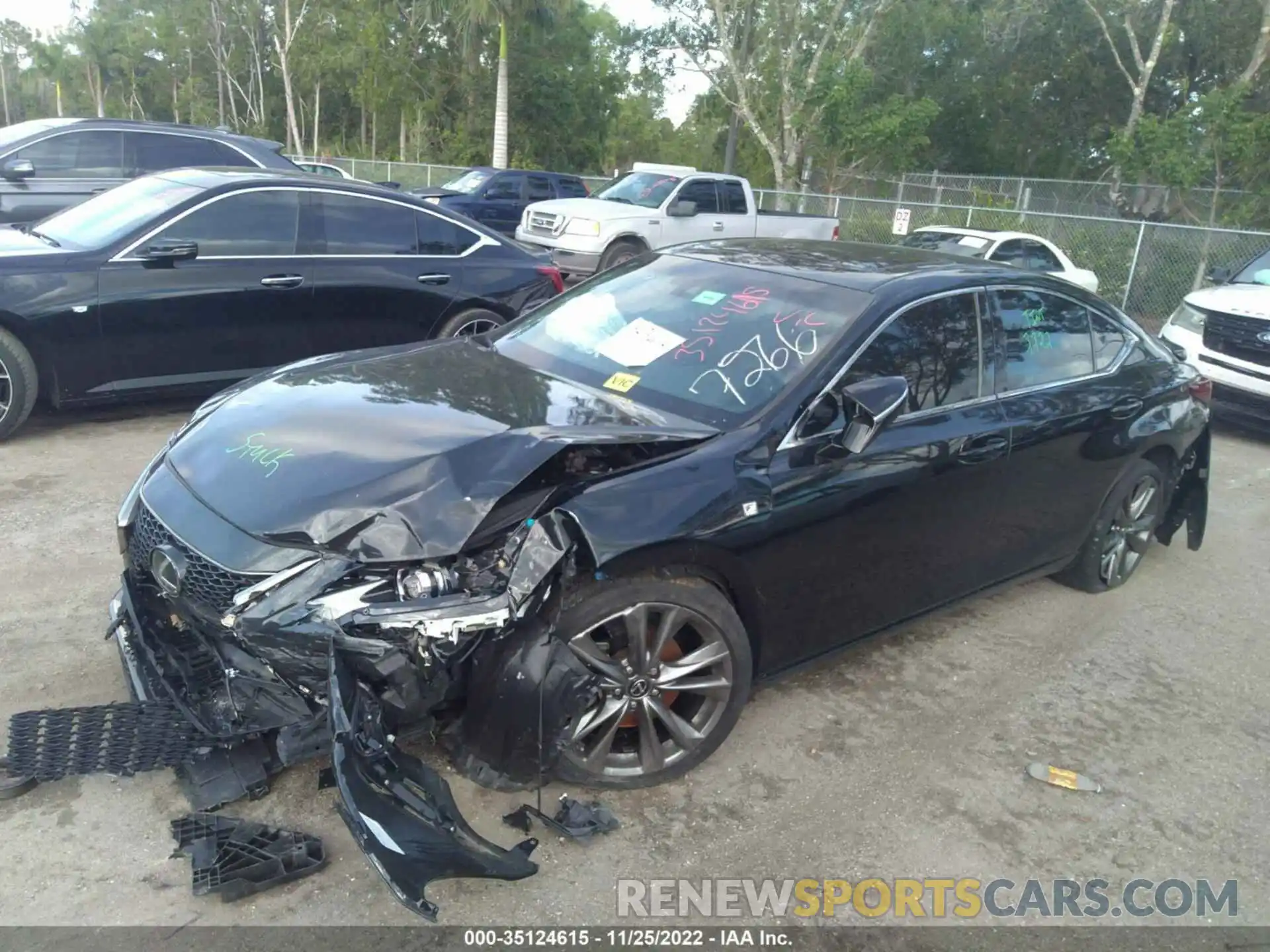 2 Photograph of a damaged car 58ABZ1B13KU027266 LEXUS ES 2019