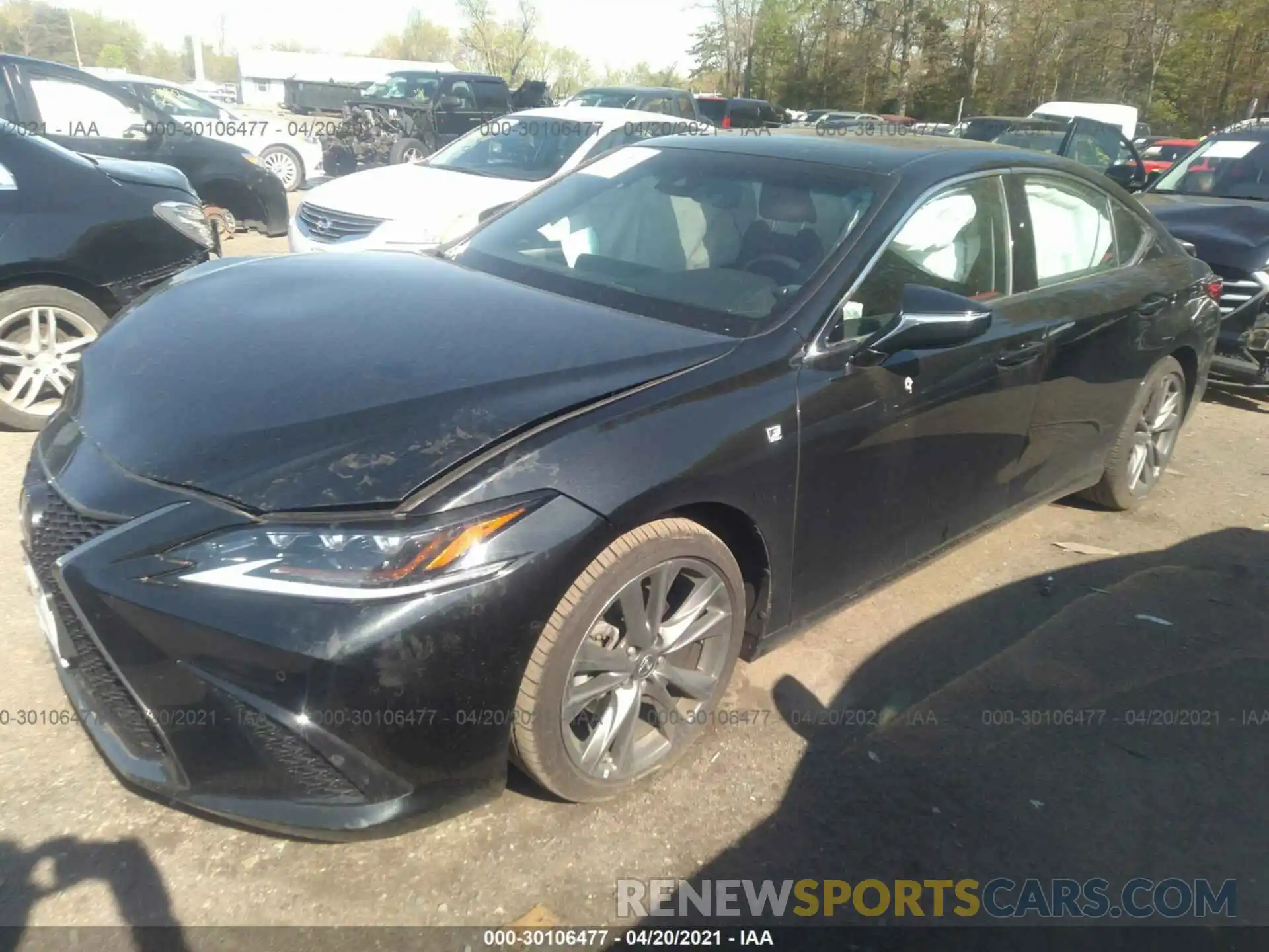 2 Photograph of a damaged car 58ABZ1B13KU040745 LEXUS ES 2019