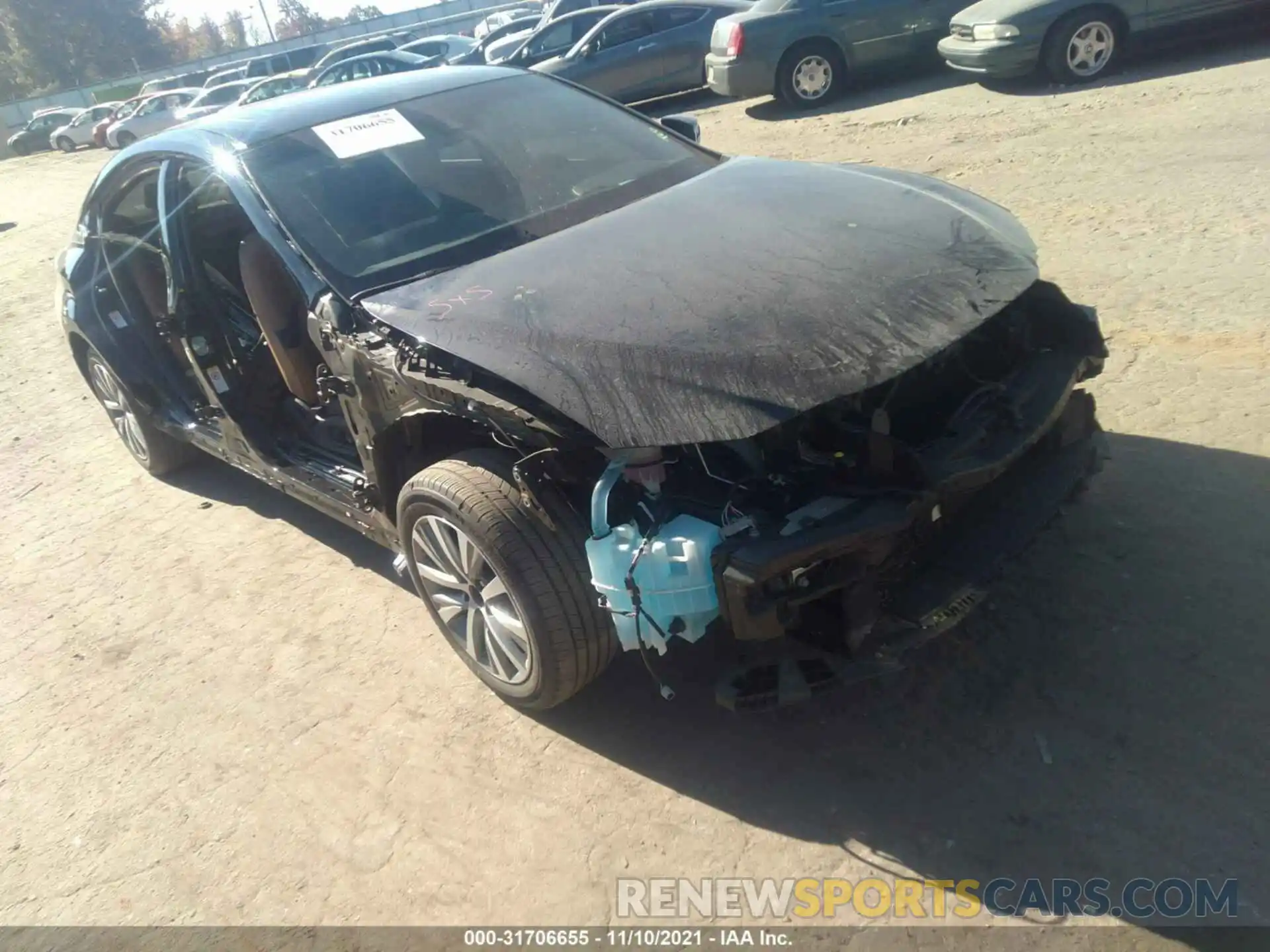 1 Photograph of a damaged car 58ABZ1B14KU017278 LEXUS ES 2019