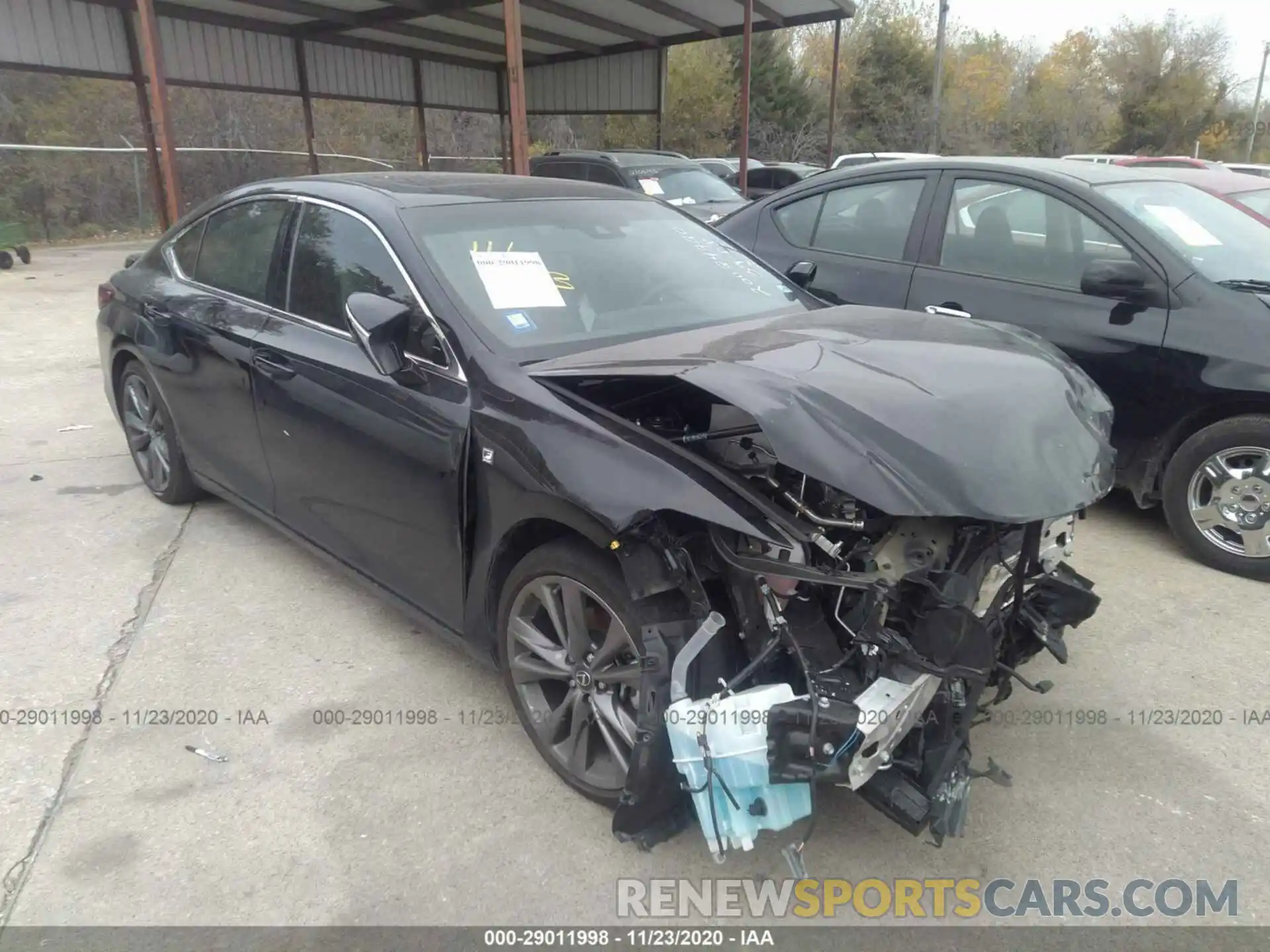 1 Photograph of a damaged car 58ABZ1B14KU021055 LEXUS ES 2019