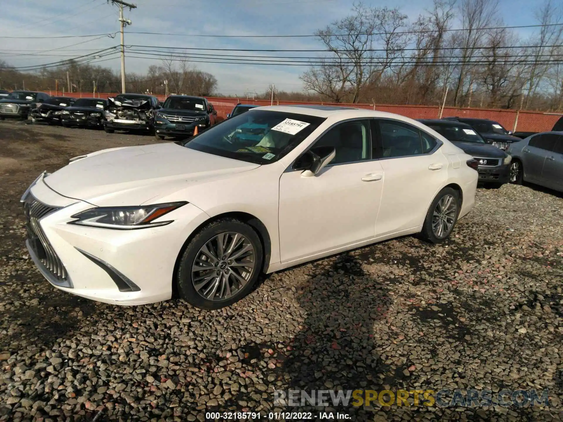 2 Photograph of a damaged car 58ABZ1B15KU009772 LEXUS ES 2019