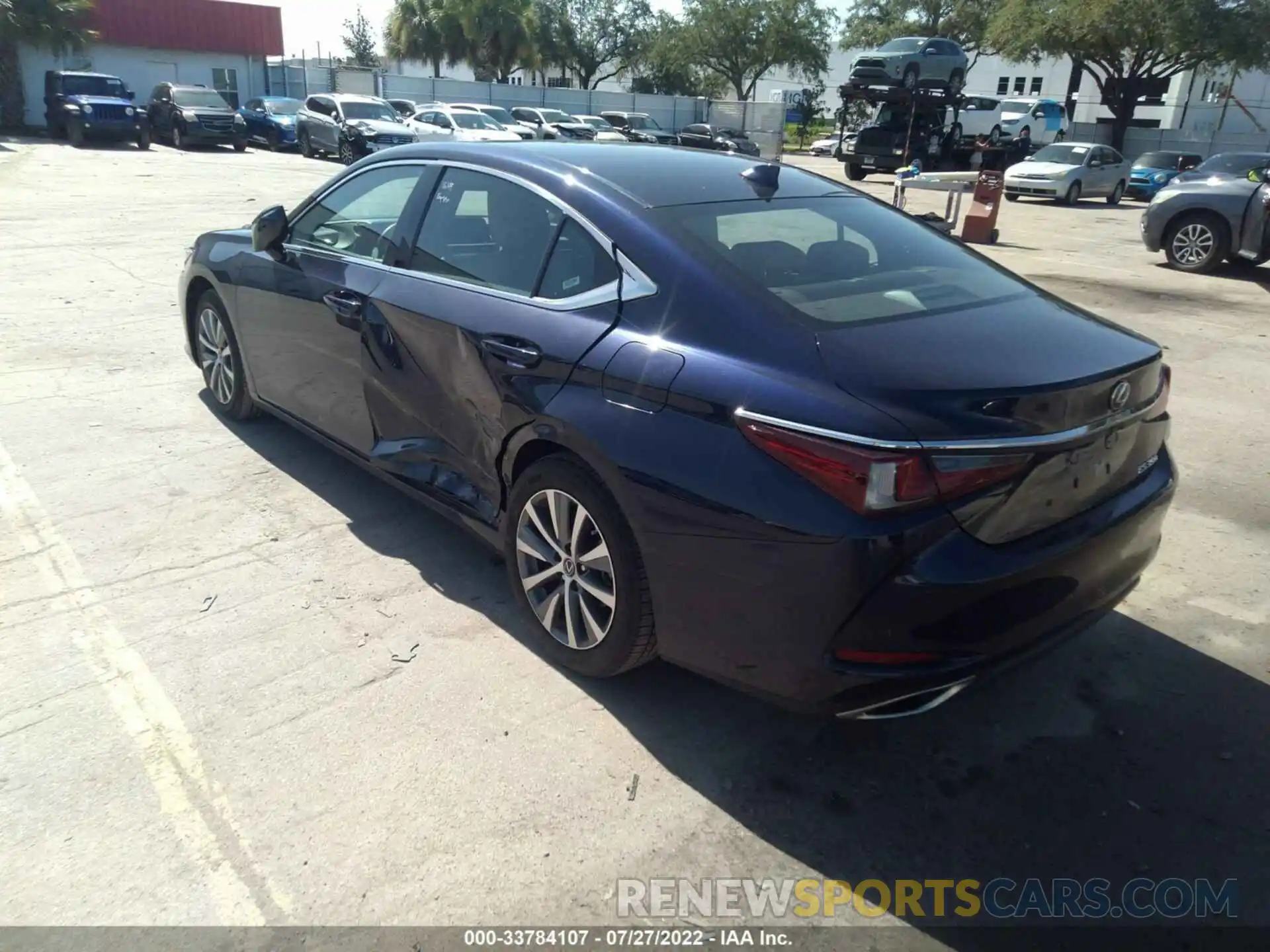 3 Photograph of a damaged car 58ABZ1B15KU020447 LEXUS ES 2019