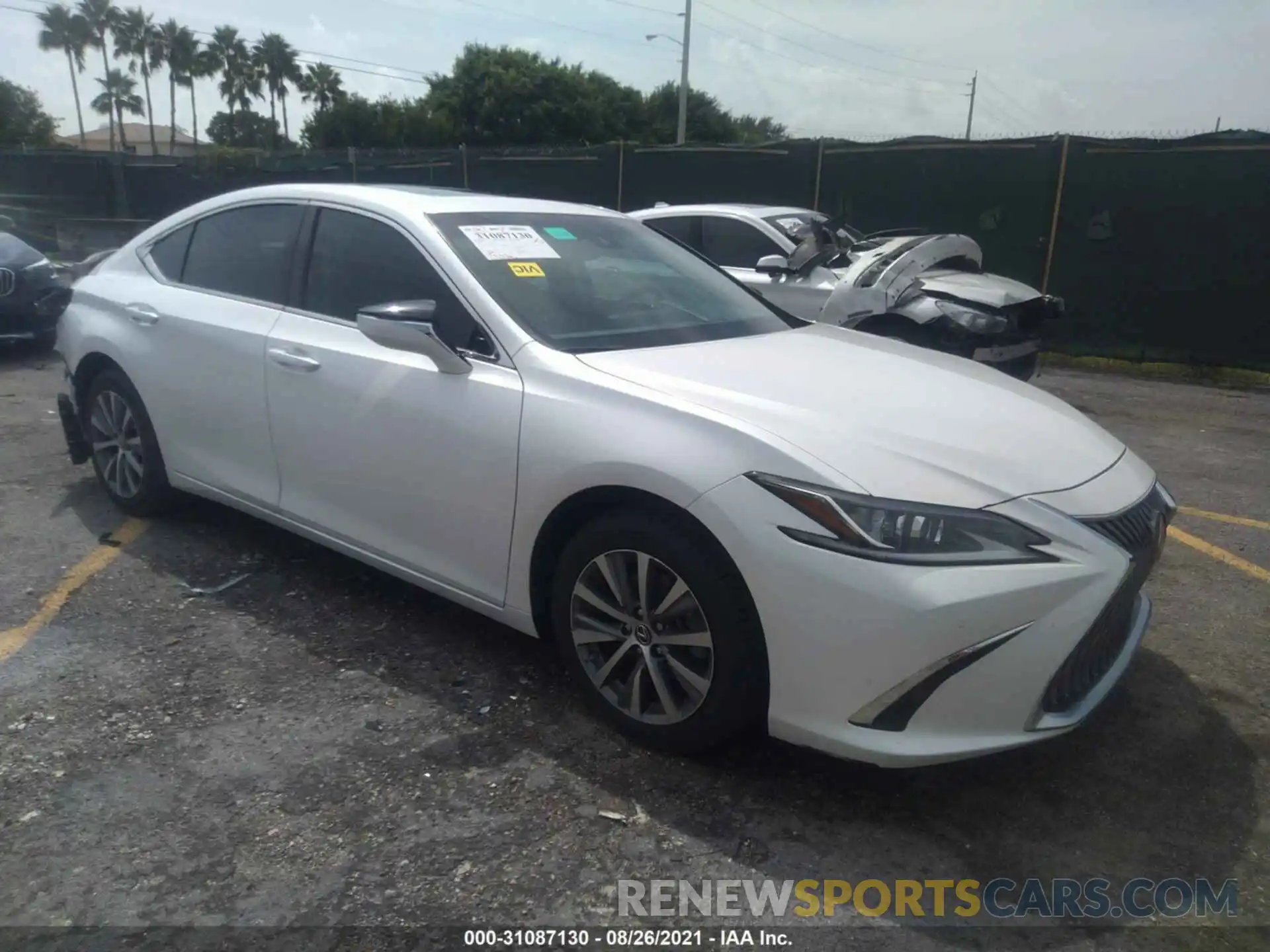 1 Photograph of a damaged car 58ABZ1B15KU022327 LEXUS ES 2019