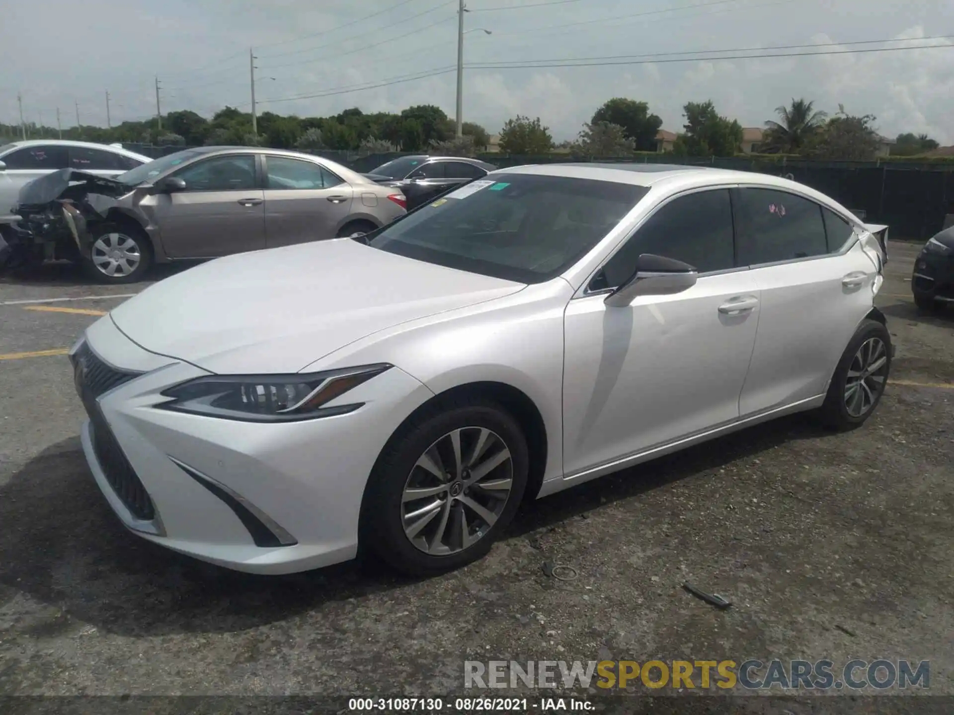 2 Photograph of a damaged car 58ABZ1B15KU022327 LEXUS ES 2019