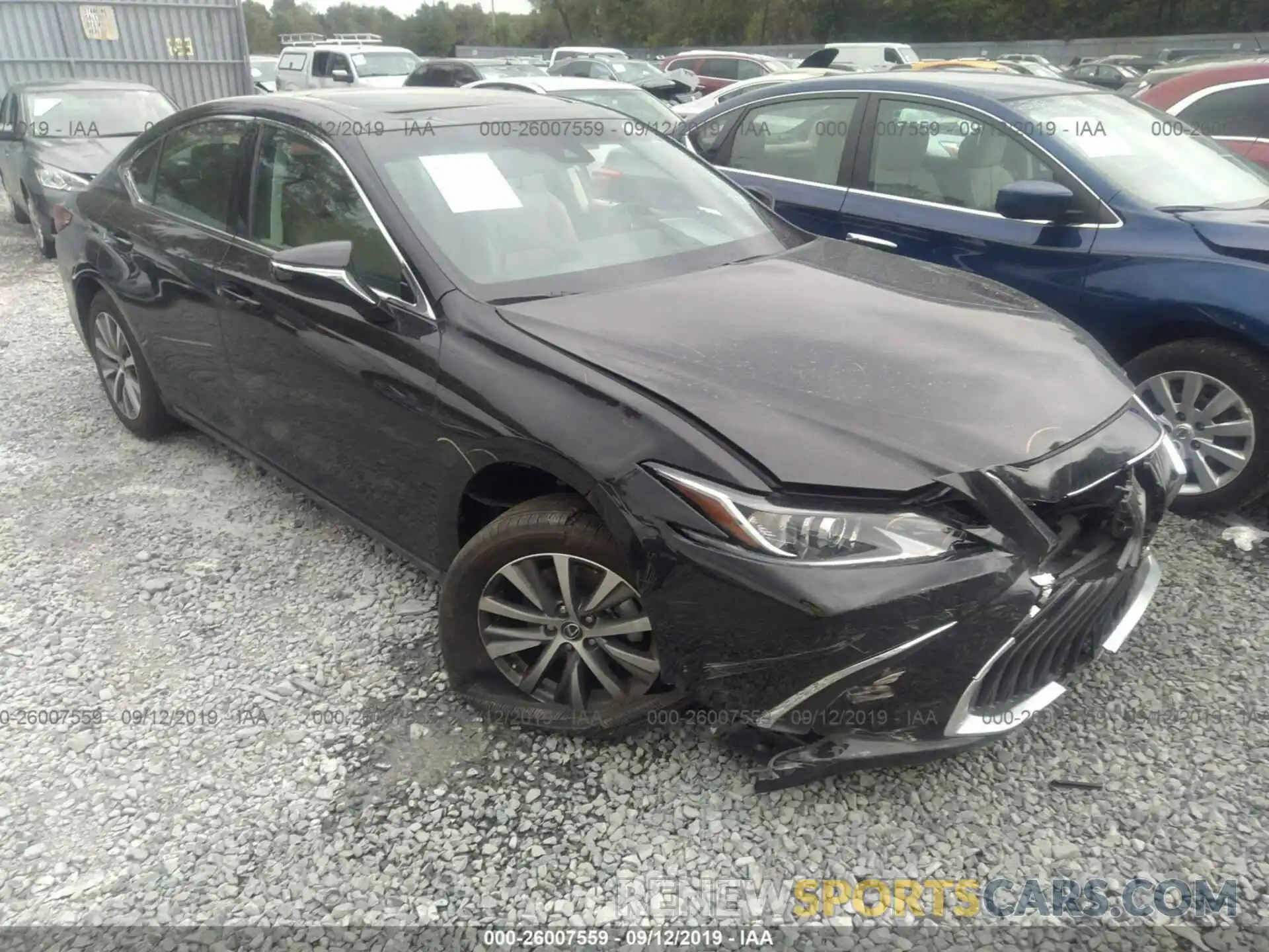 1 Photograph of a damaged car 58ABZ1B15KU029231 LEXUS ES 2019