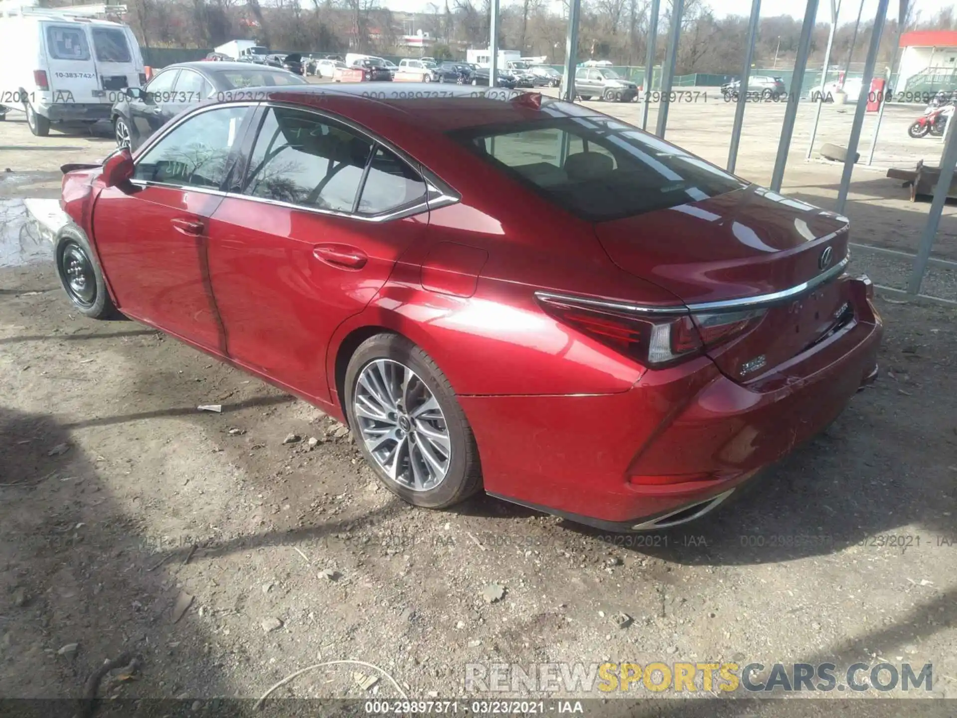 3 Photograph of a damaged car 58ABZ1B15KU030167 LEXUS ES 2019