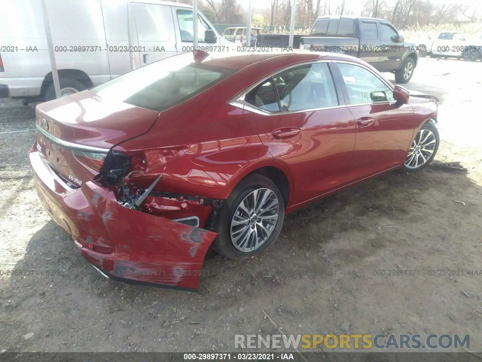 4 Photograph of a damaged car 58ABZ1B15KU030167 LEXUS ES 2019