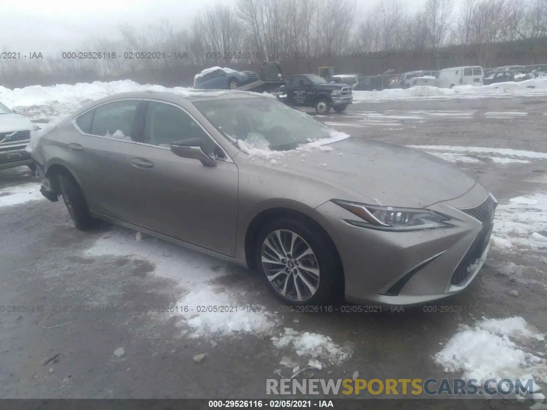 1 Photograph of a damaged car 58ABZ1B15KU030962 LEXUS ES 2019