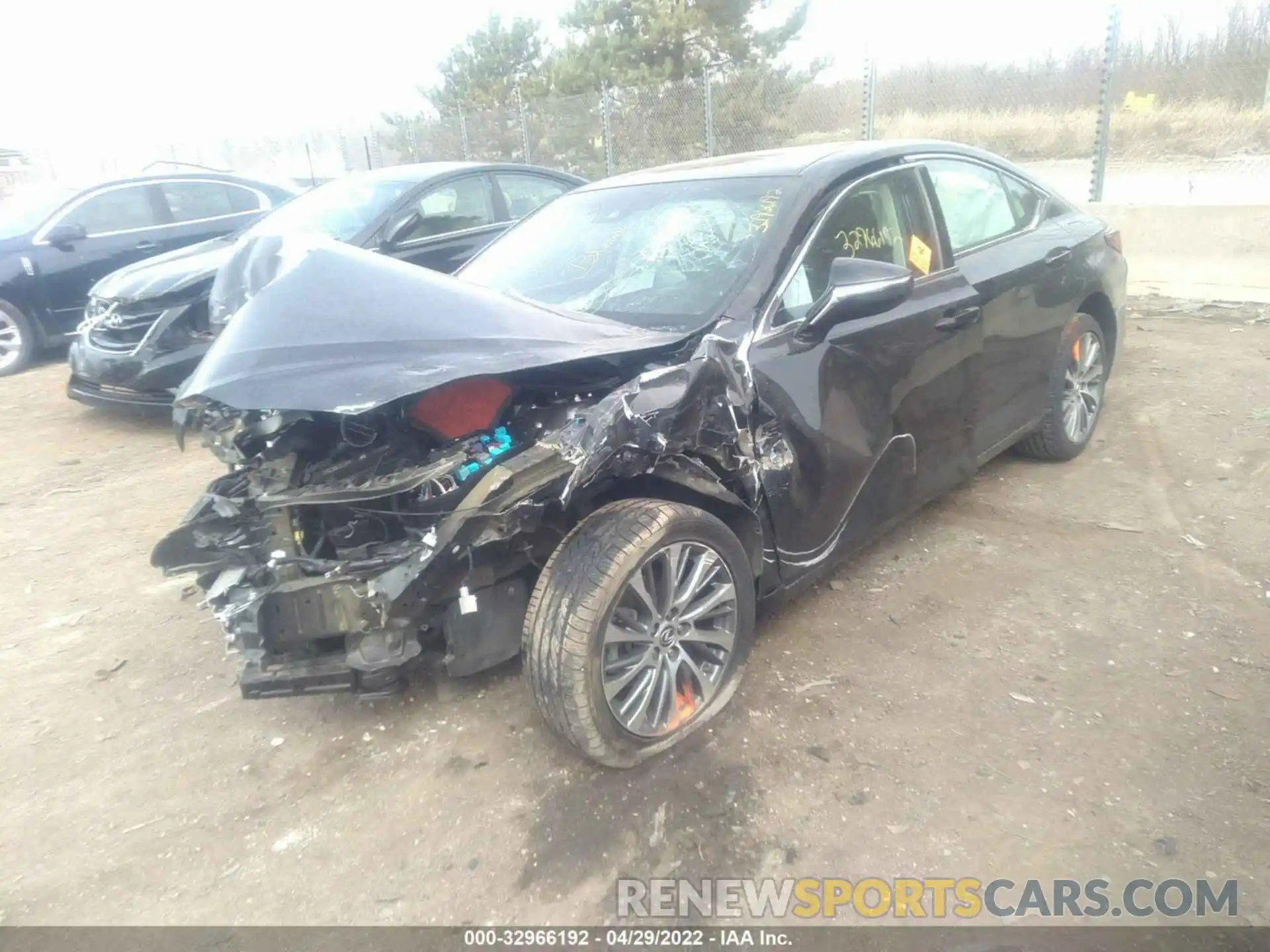 2 Photograph of a damaged car 58ABZ1B16KU008954 LEXUS ES 2019