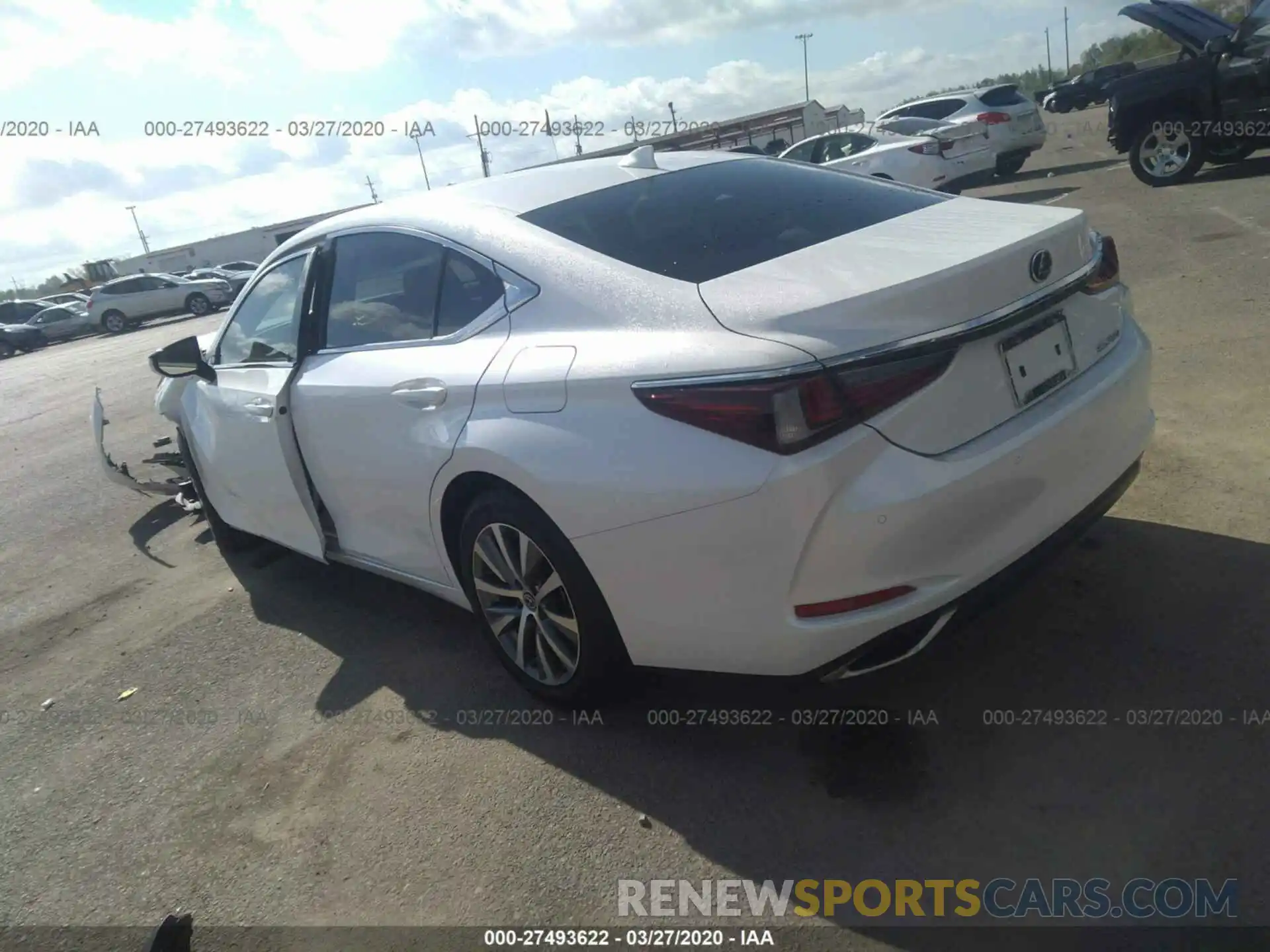 3 Photograph of a damaged car 58ABZ1B16KU039542 LEXUS ES 2019