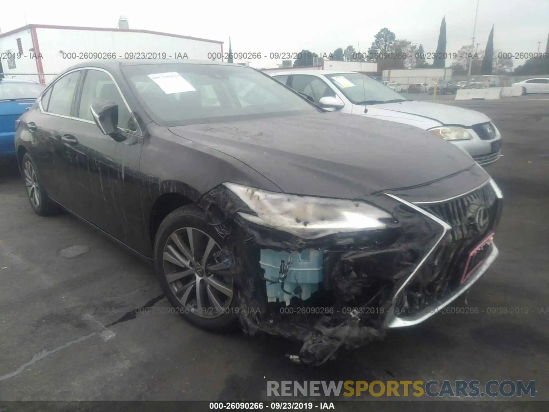 1 Photograph of a damaged car 58ABZ1B16KU047852 LEXUS ES 2019