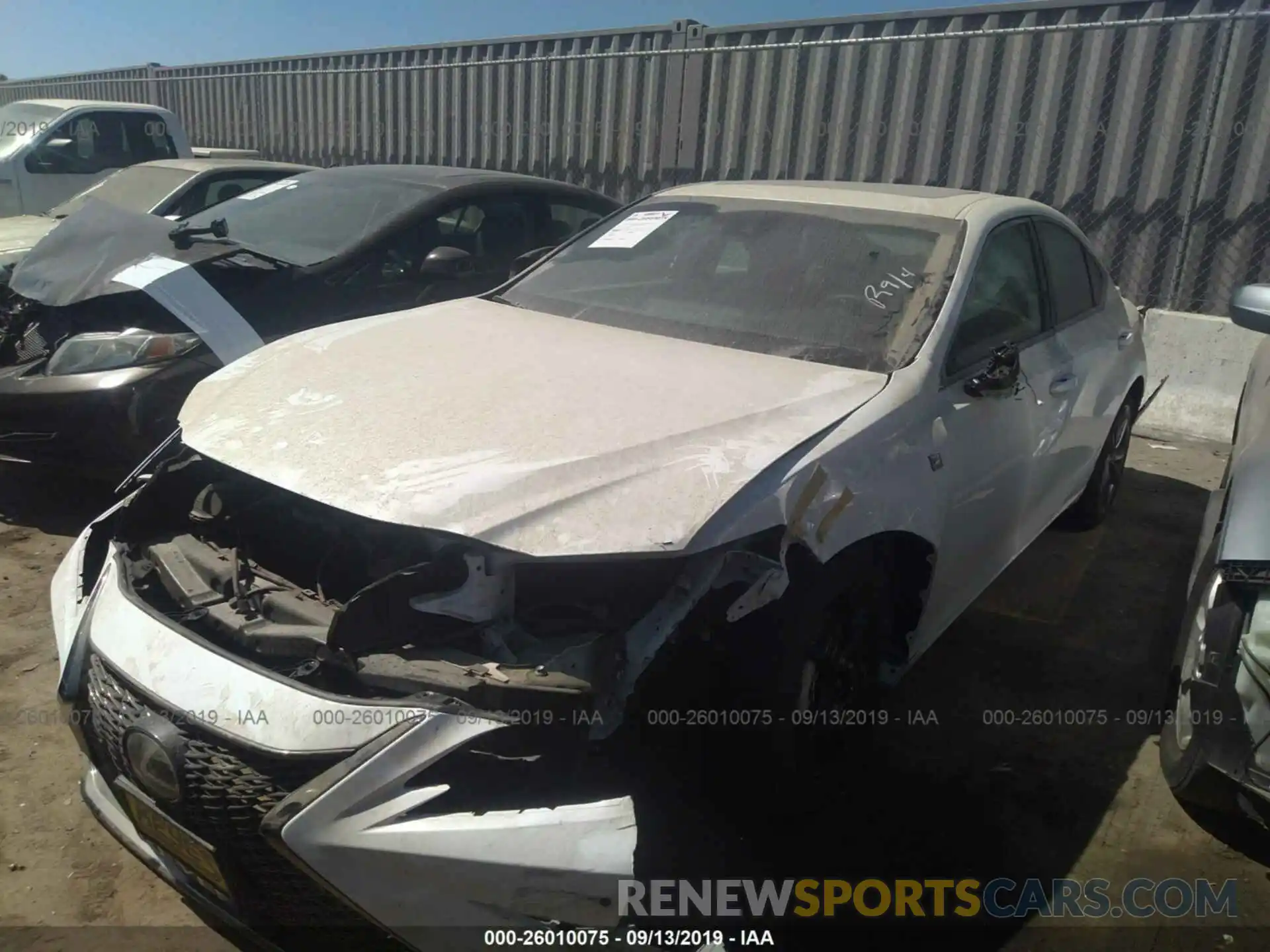 2 Photograph of a damaged car 58ABZ1B17KU005089 LEXUS ES 2019