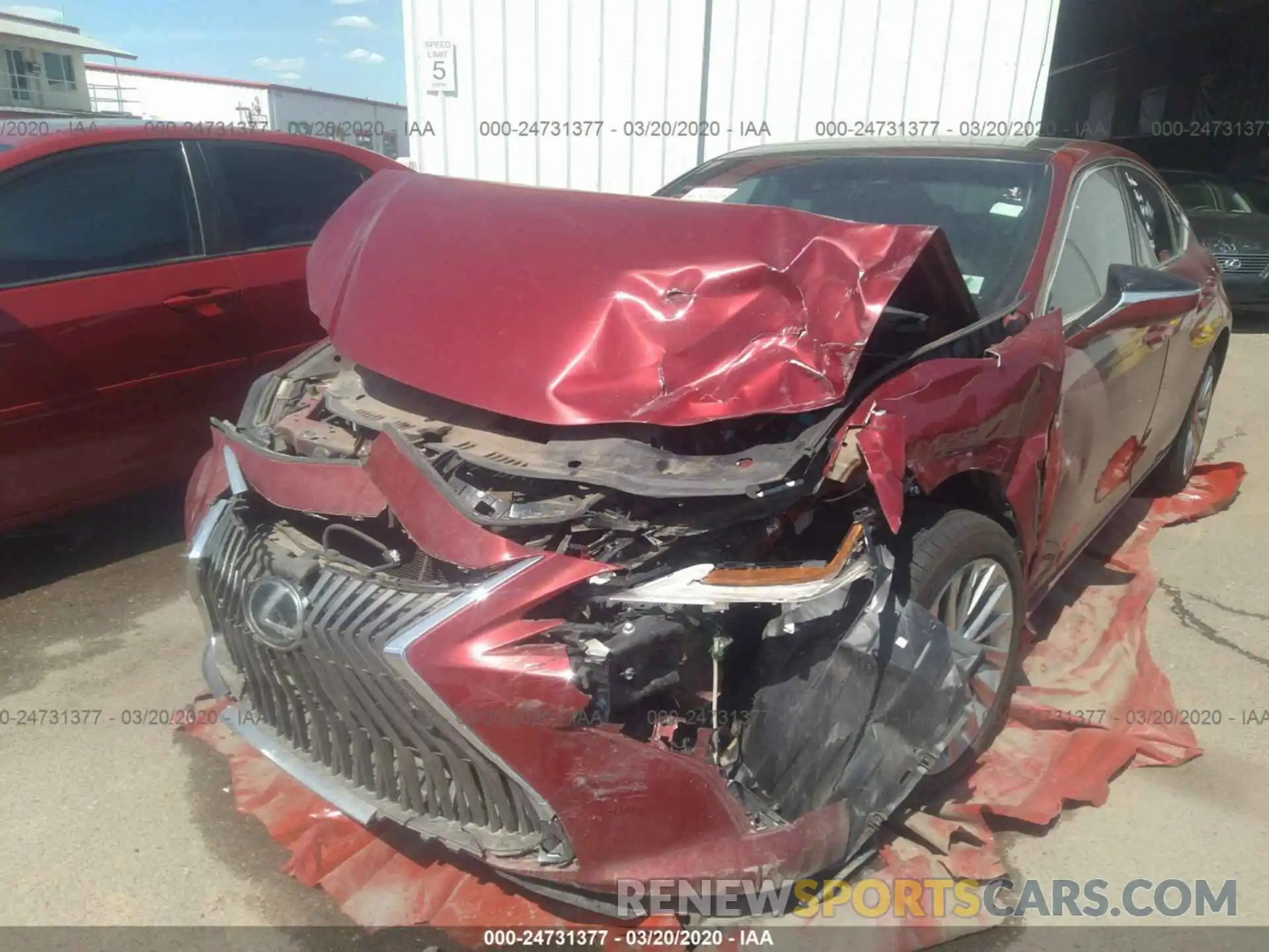 6 Photograph of a damaged car 58ABZ1B17KU019767 LEXUS ES 2019