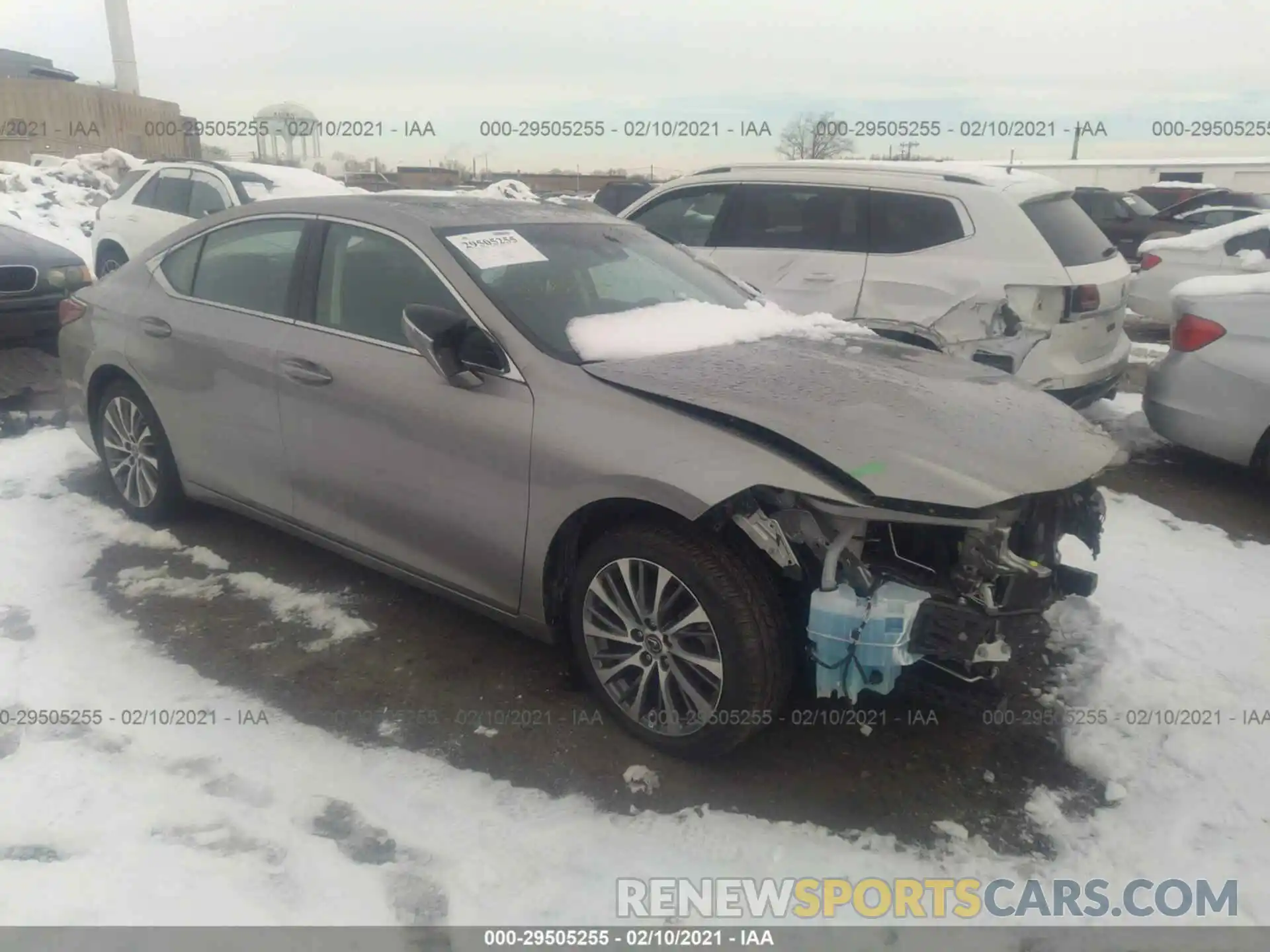 1 Photograph of a damaged car 58ABZ1B17KU050792 LEXUS ES 2019