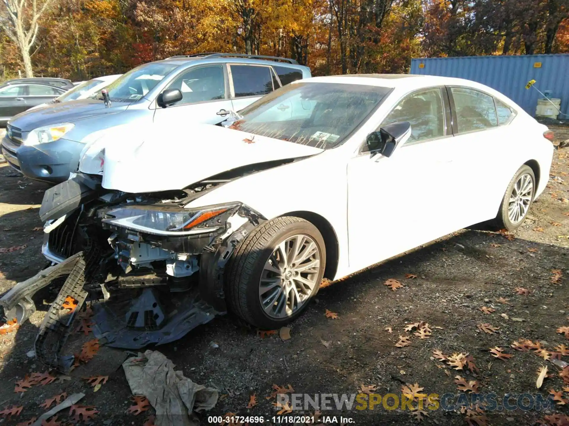 2 Photograph of a damaged car 58ABZ1B18KU007689 LEXUS ES 2019