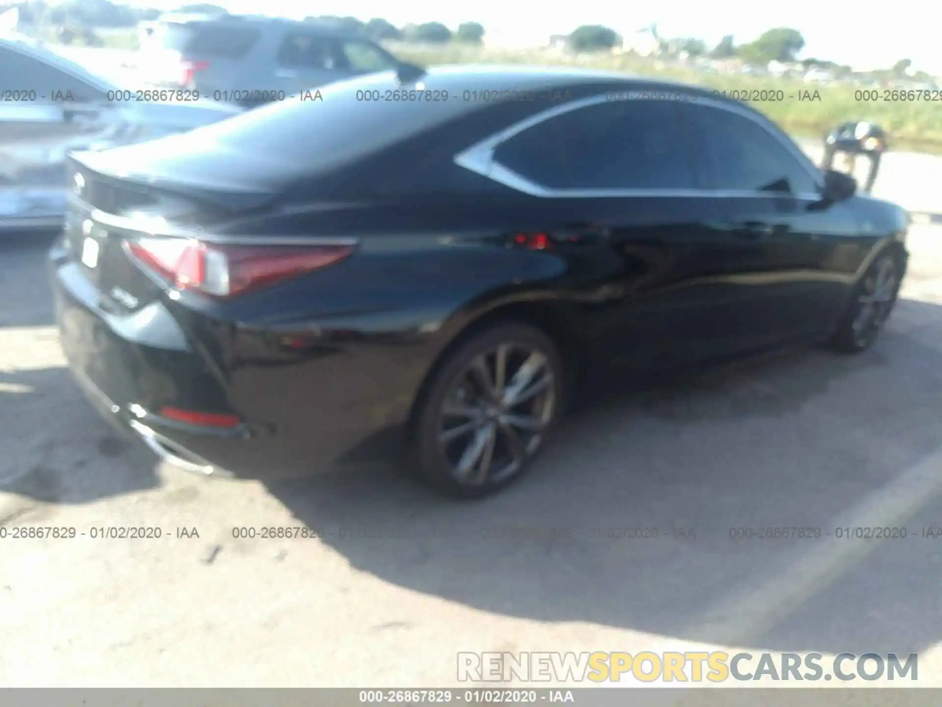 4 Photograph of a damaged car 58ABZ1B19KU007281 LEXUS ES 2019