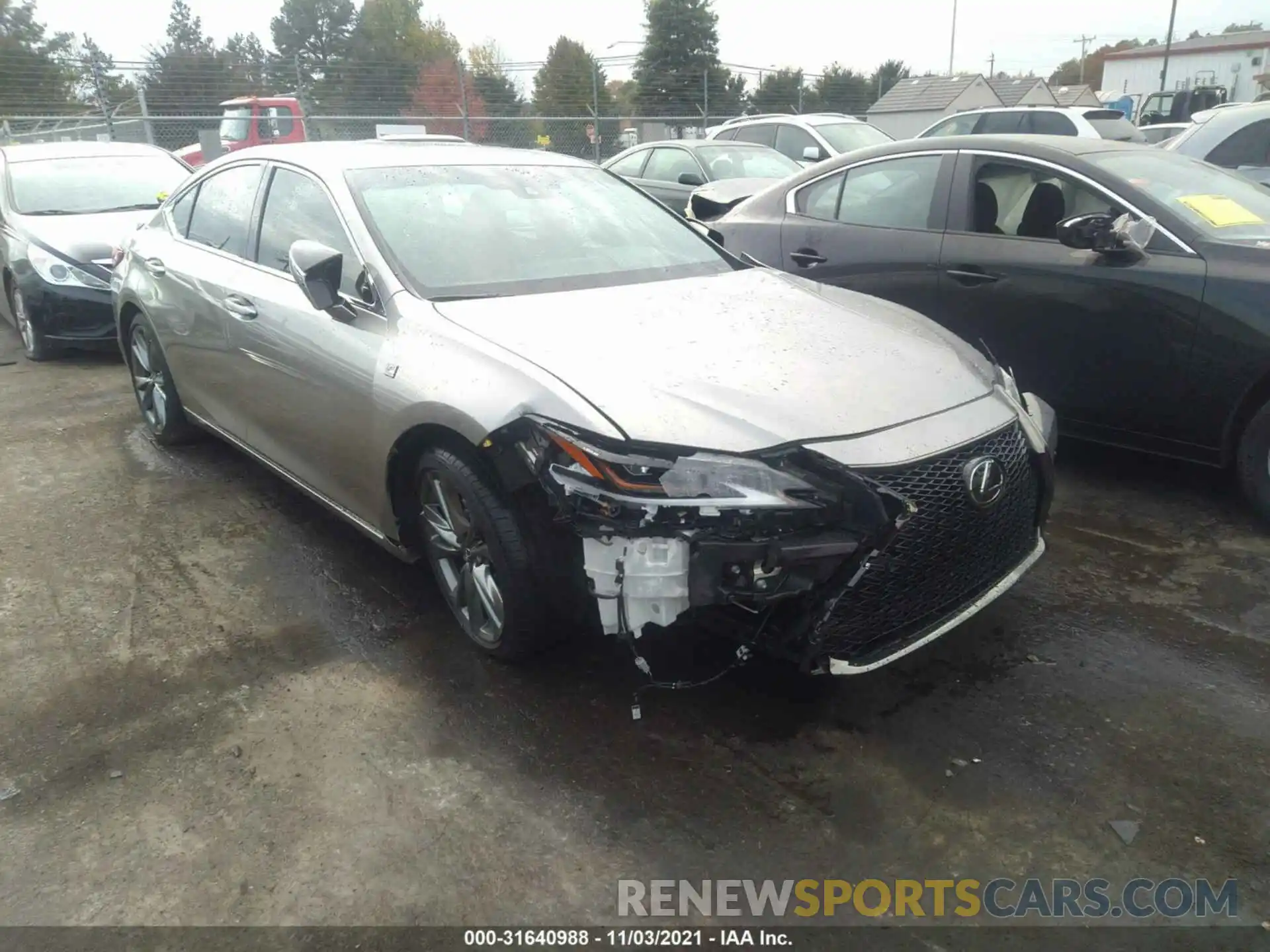 1 Photograph of a damaged car 58ABZ1B19KU012223 LEXUS ES 2019