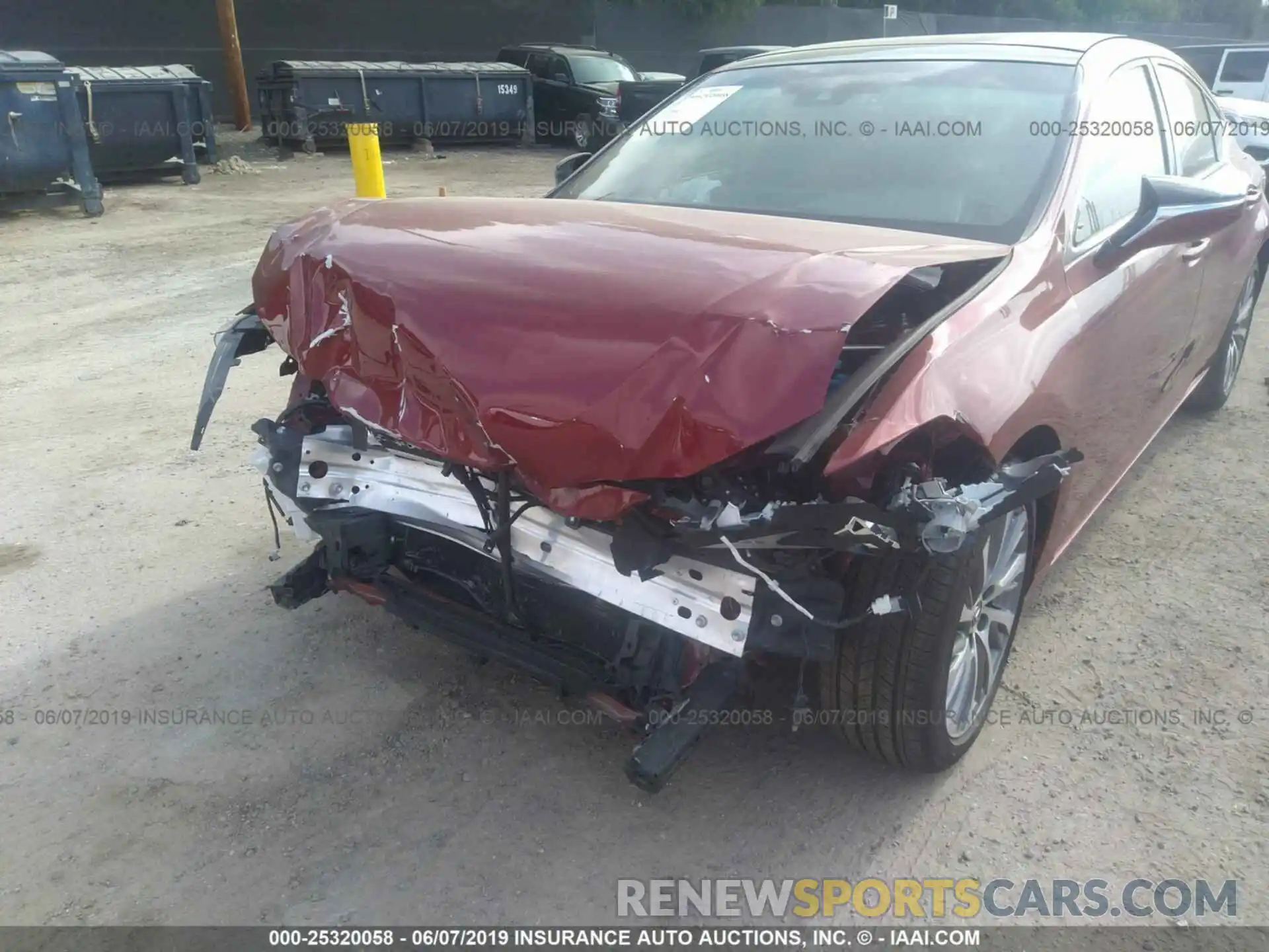 6 Photograph of a damaged car 58ABZ1B19KU021262 LEXUS ES 2019